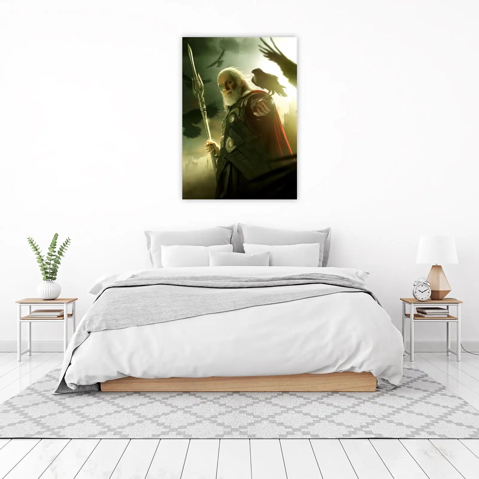 Odin The Allfather Raven Wall Art