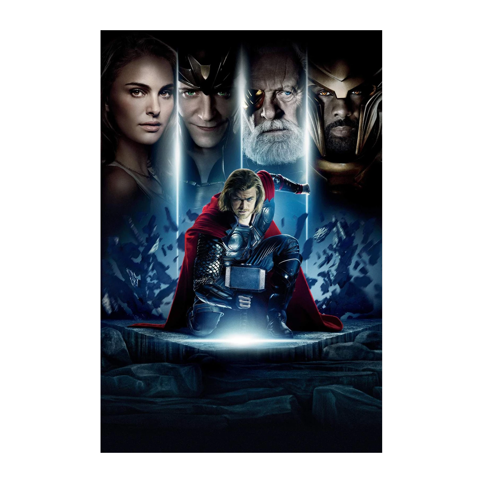 Epic Thor & Loki Battle Scene Wall Art