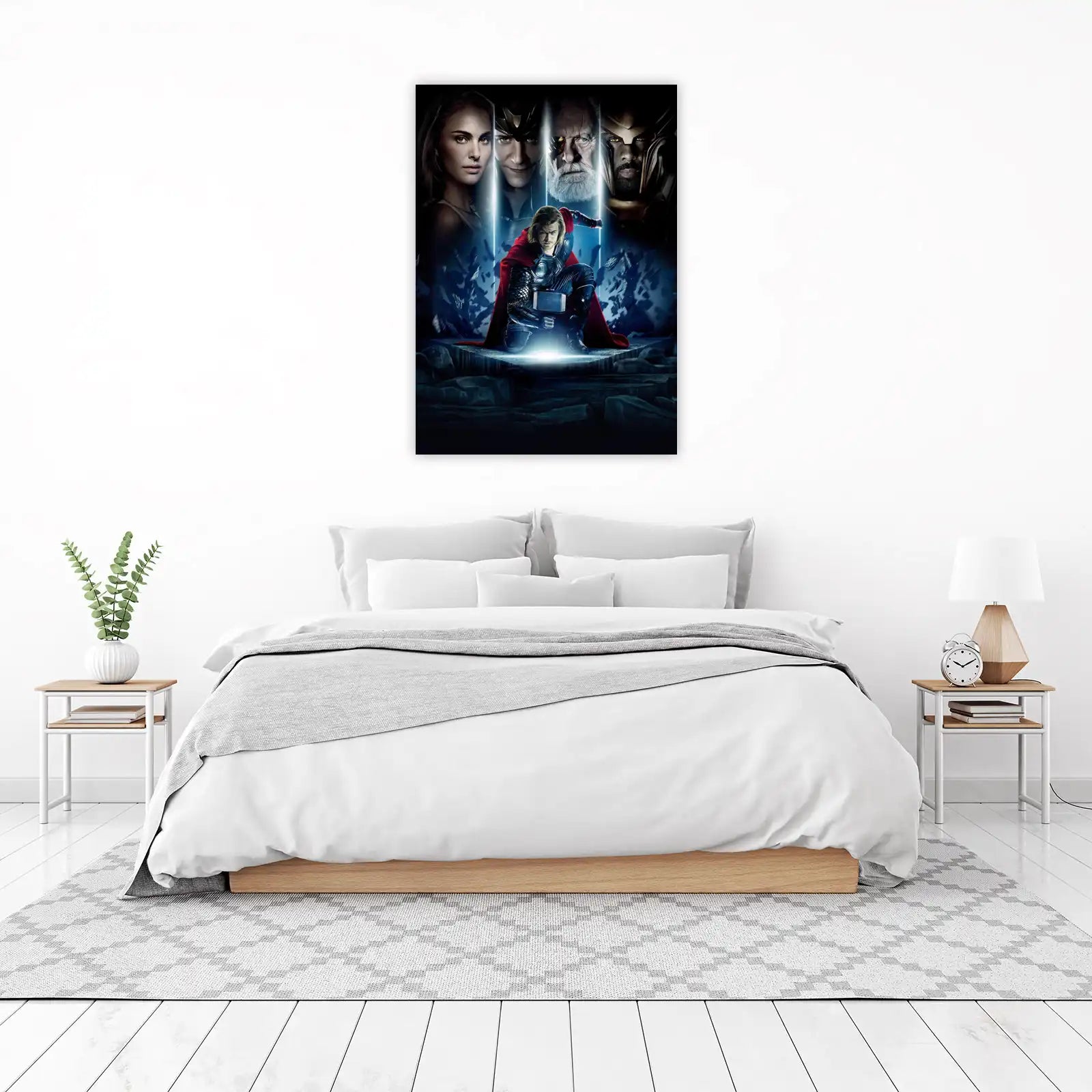 Epic Thor & Loki Battle Scene Wall Art