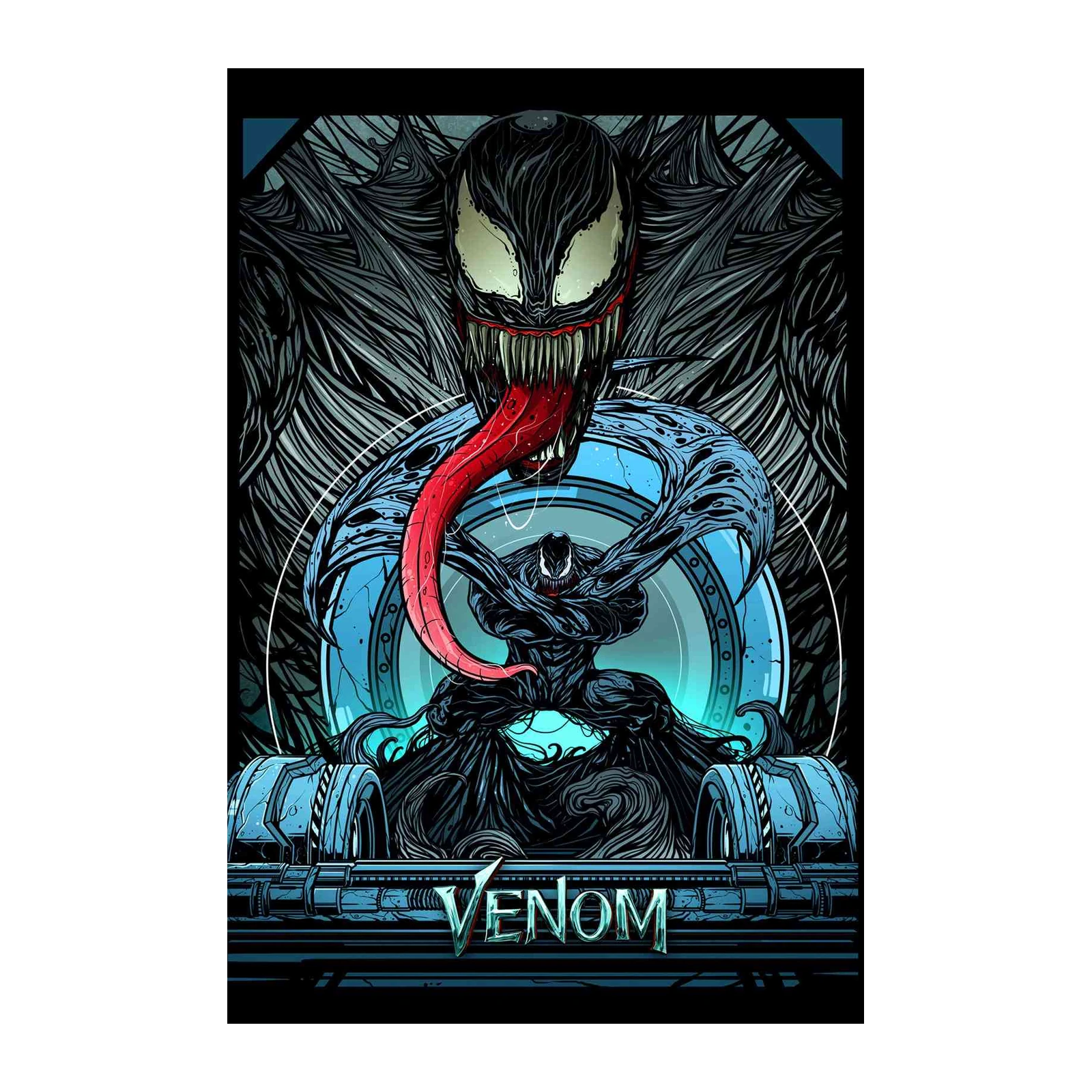 Venom Kaiju Attack Wall Art