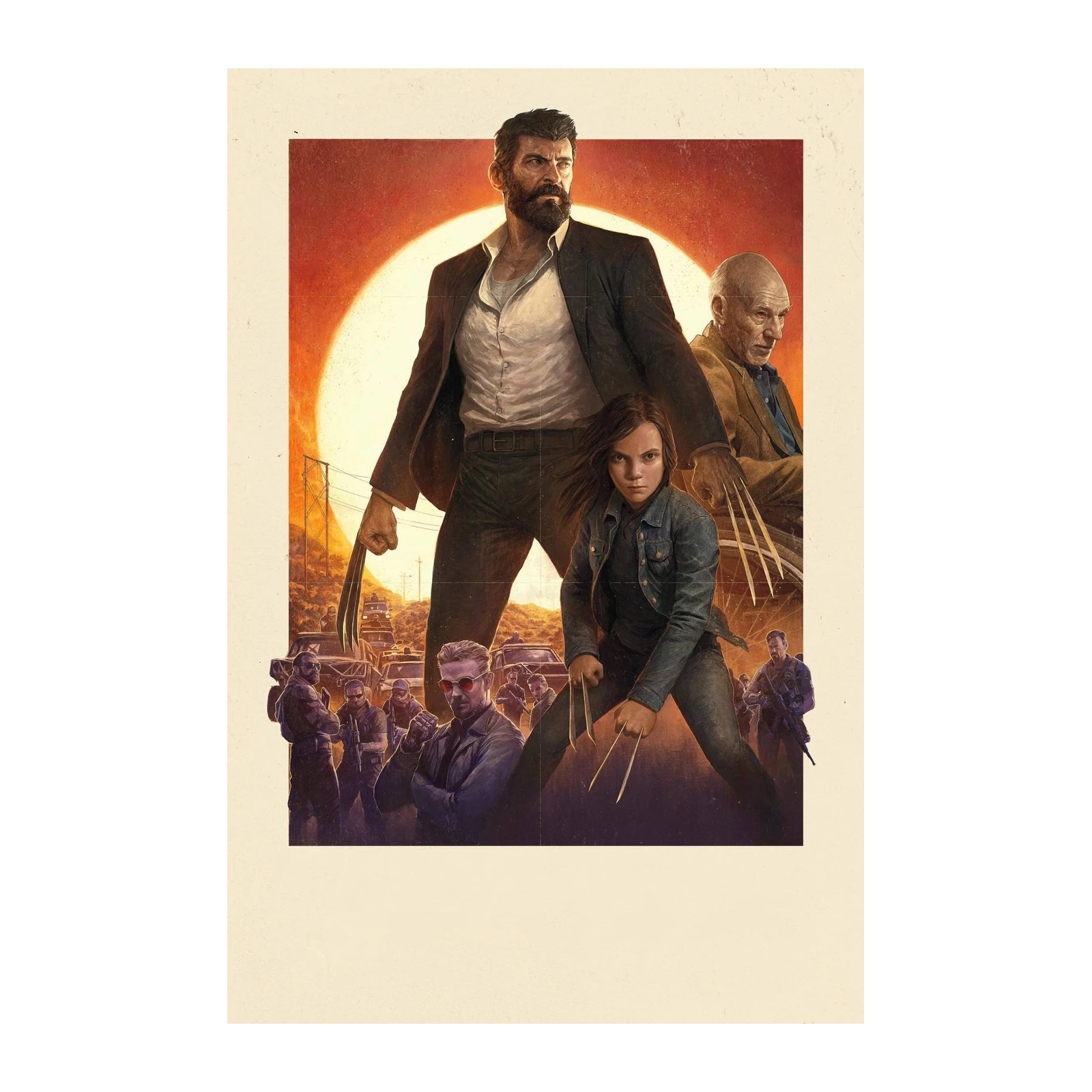 Epic Wolverine & Laura Kinetic Wall Art
