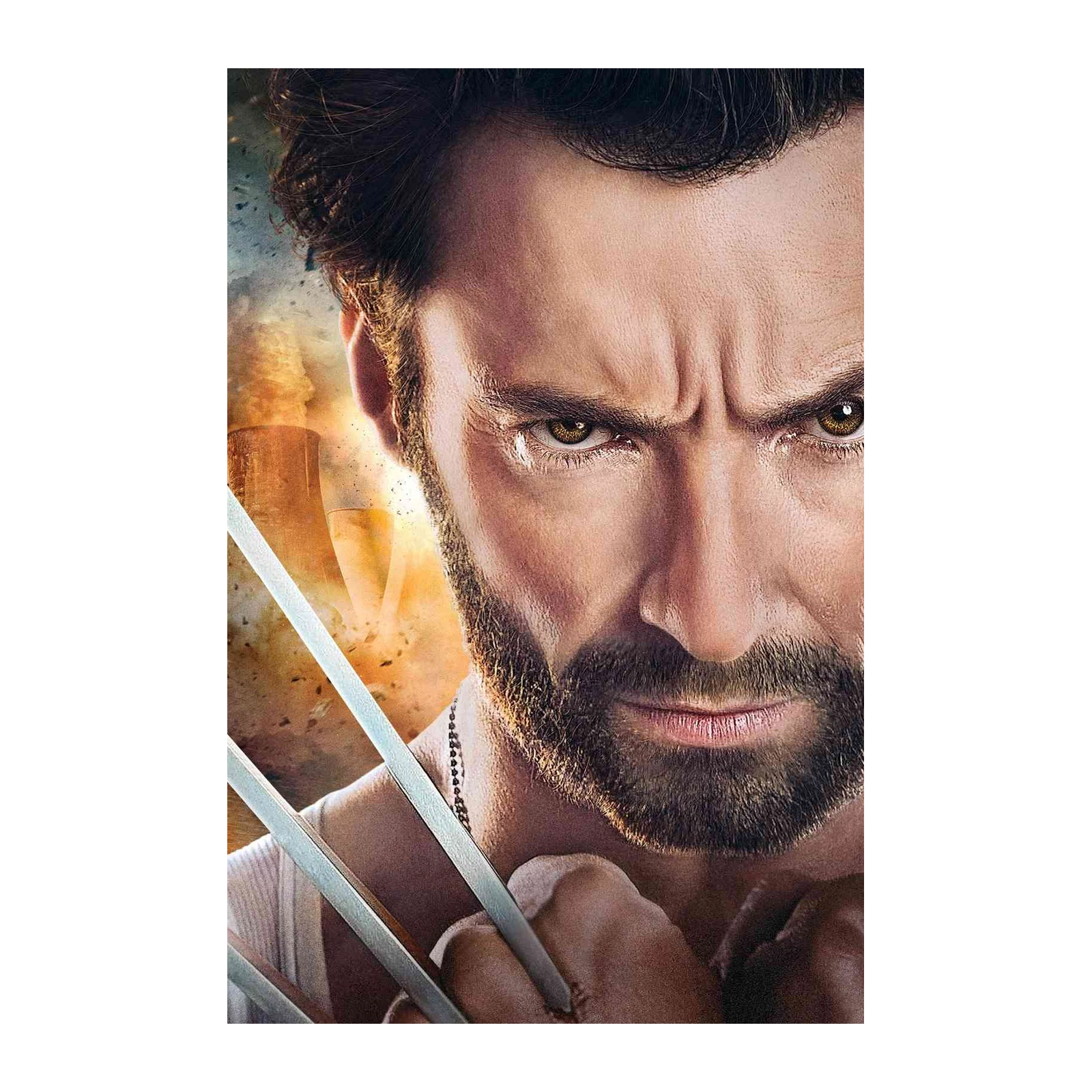 Wolverine Gritty Portrait Wall Art