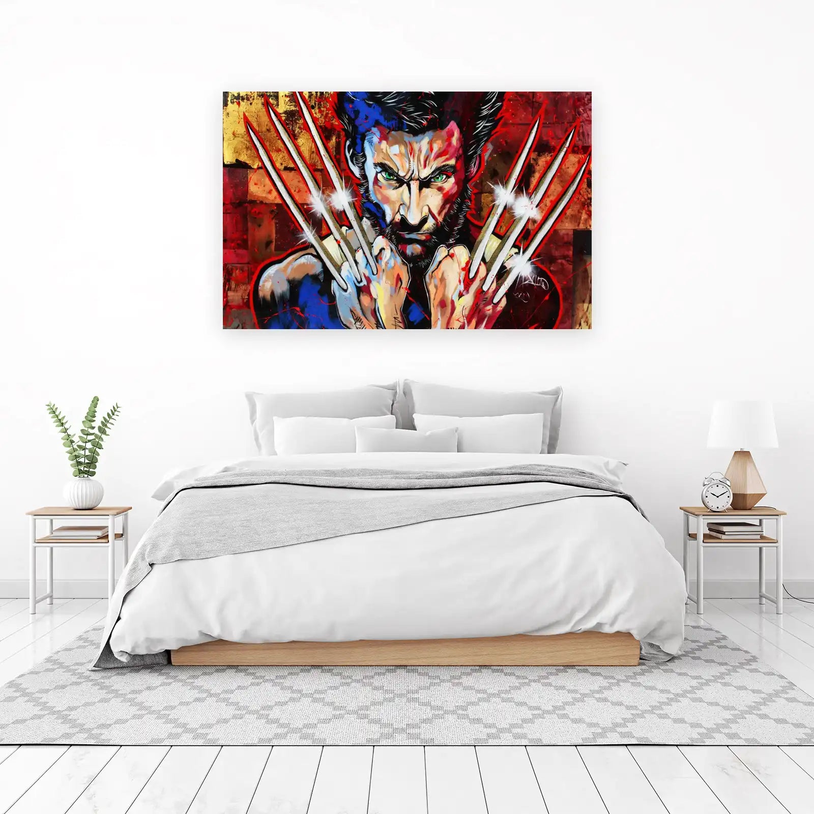 Fierce Wolverine Pop Art Wall Art