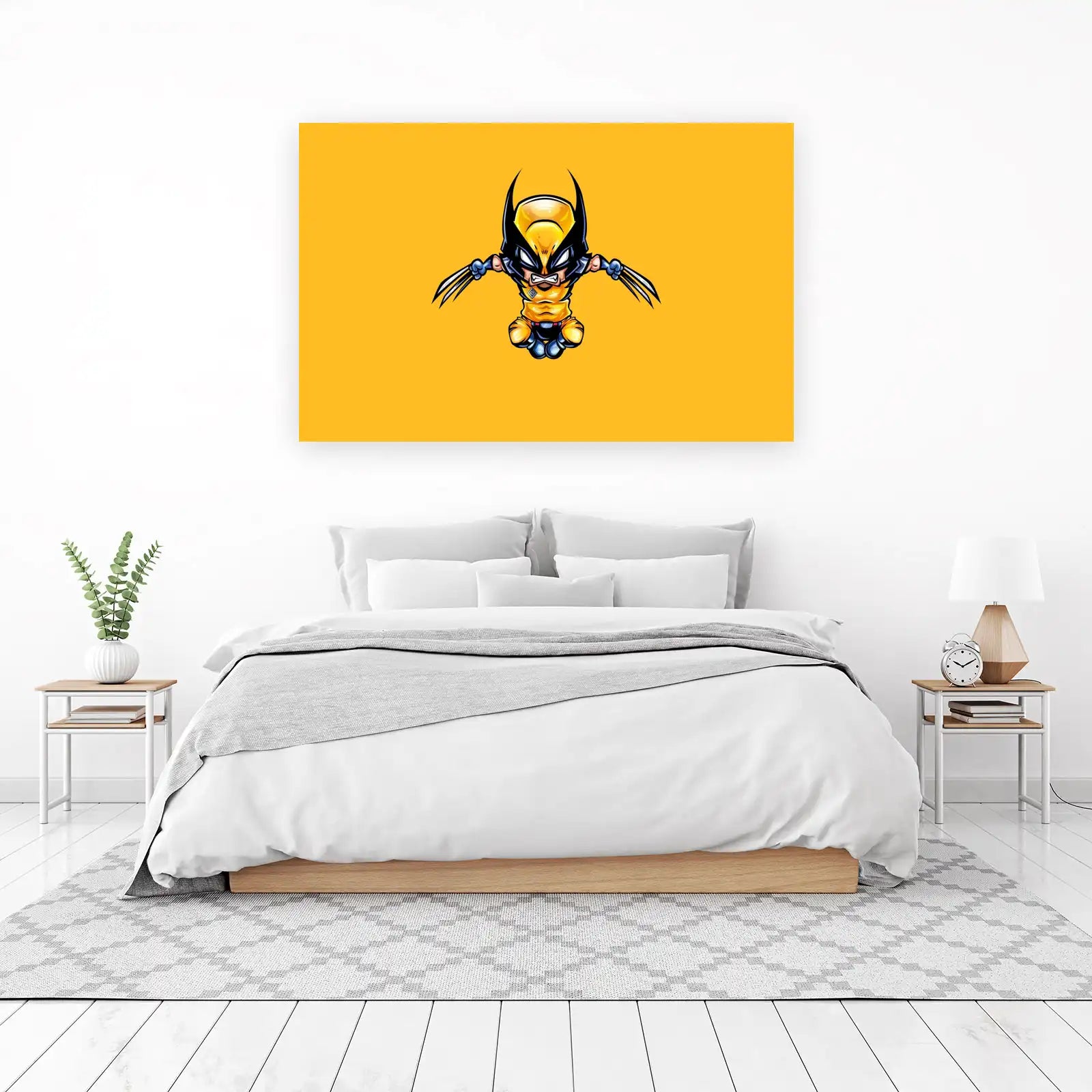 Chibi Wolverine Action Hero Wall Art