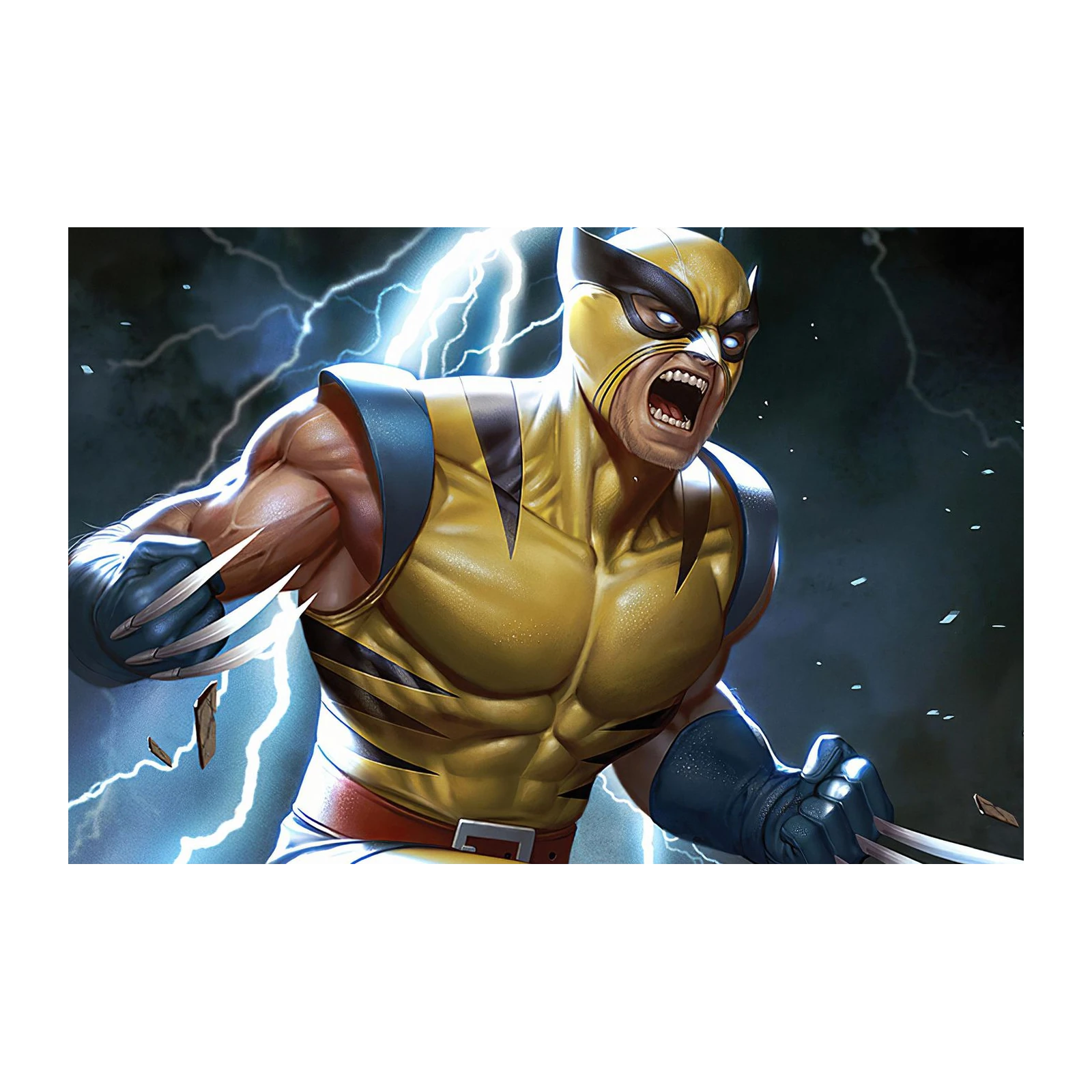 Wolverine Roaring Thunder Wall Art