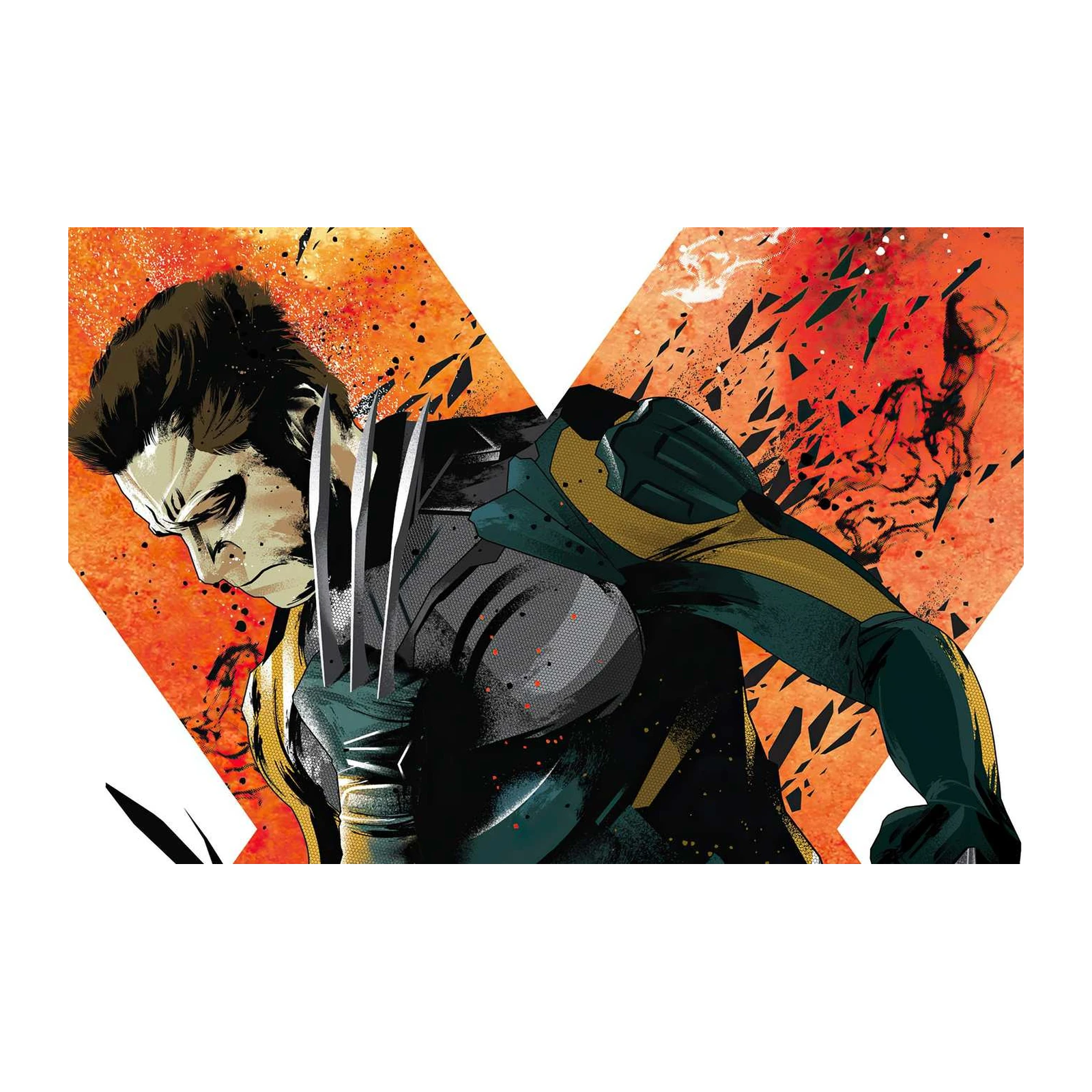 Wolverine "X-Force" Comic Style Wall Art