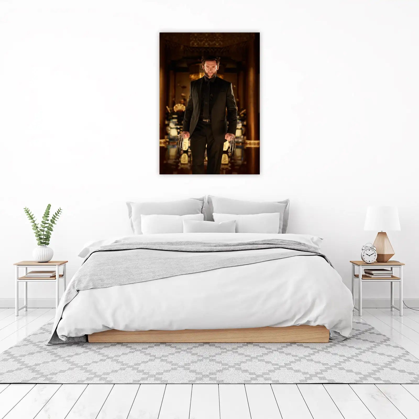 Wolverine Black Suit Adamantium Claws Wall Art