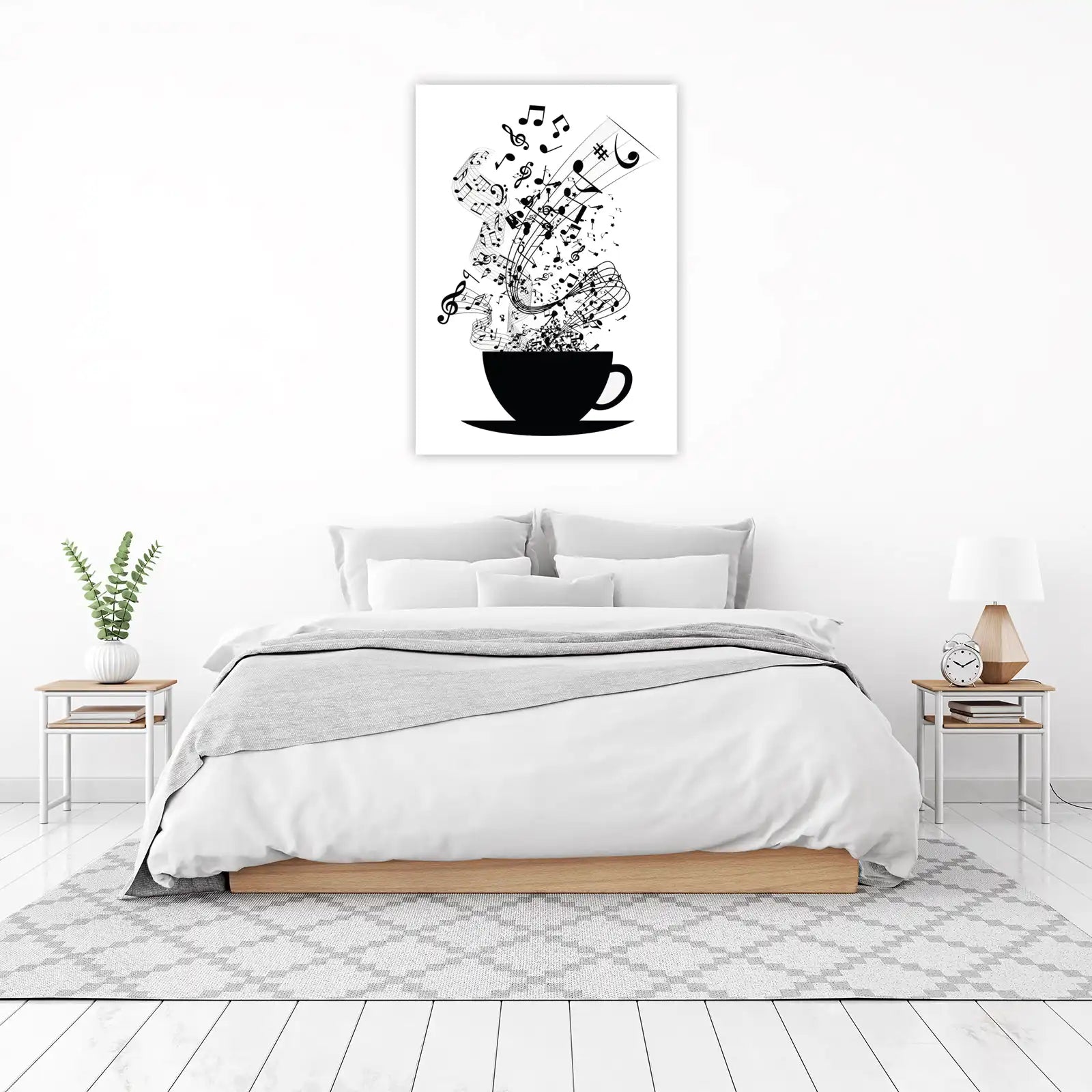Melody Brew Coffee Cup Wall Art