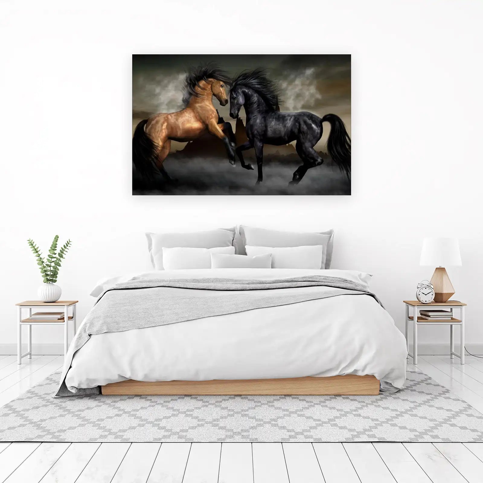 Majestic Stallions: Spirit of Freedom Wall Art