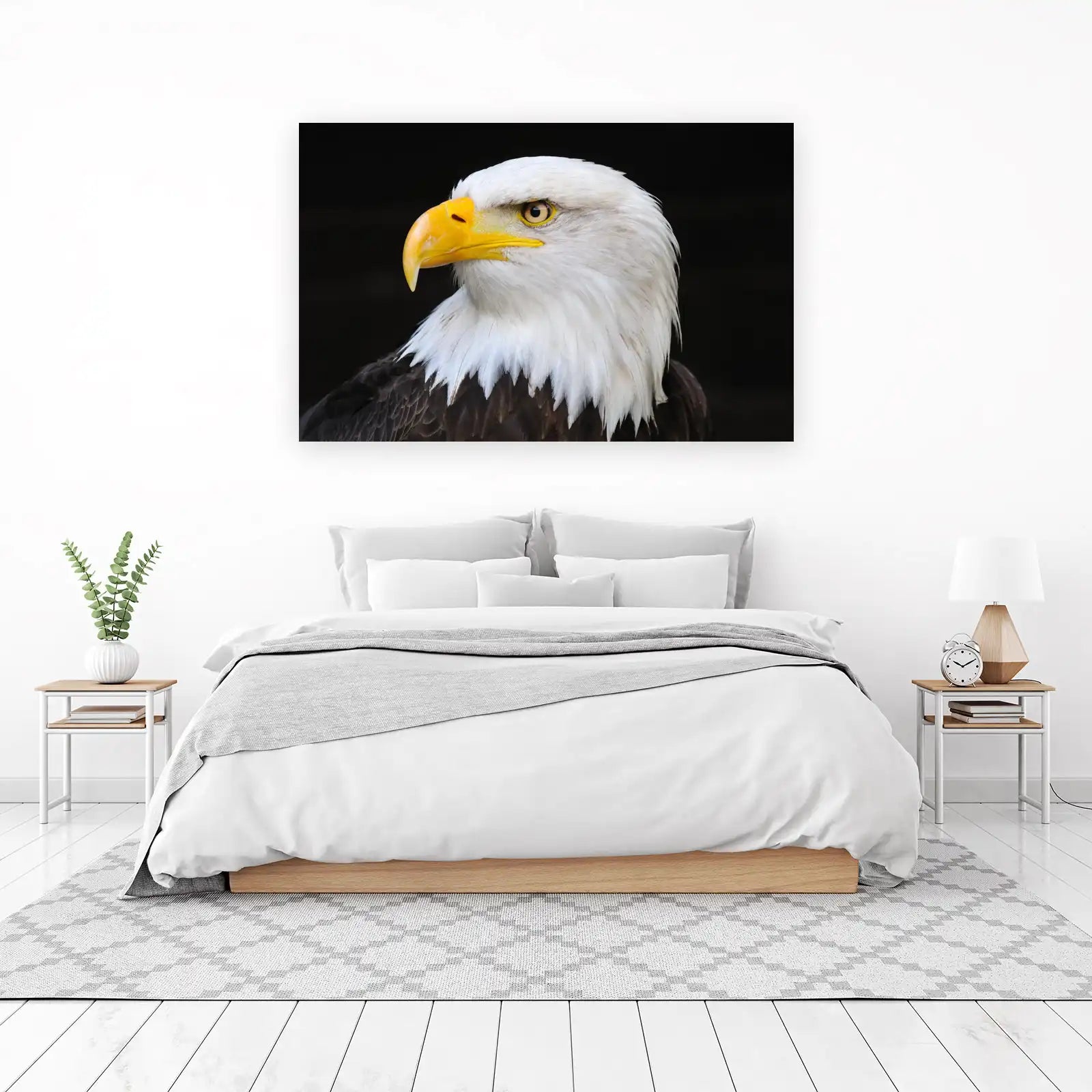 Majestic Bald Eagle Portrait Wall Art