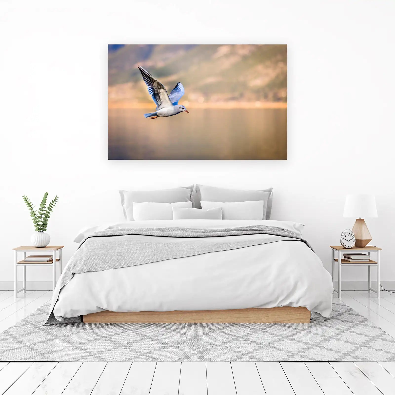 Majestic Seagull Flight Wall Art