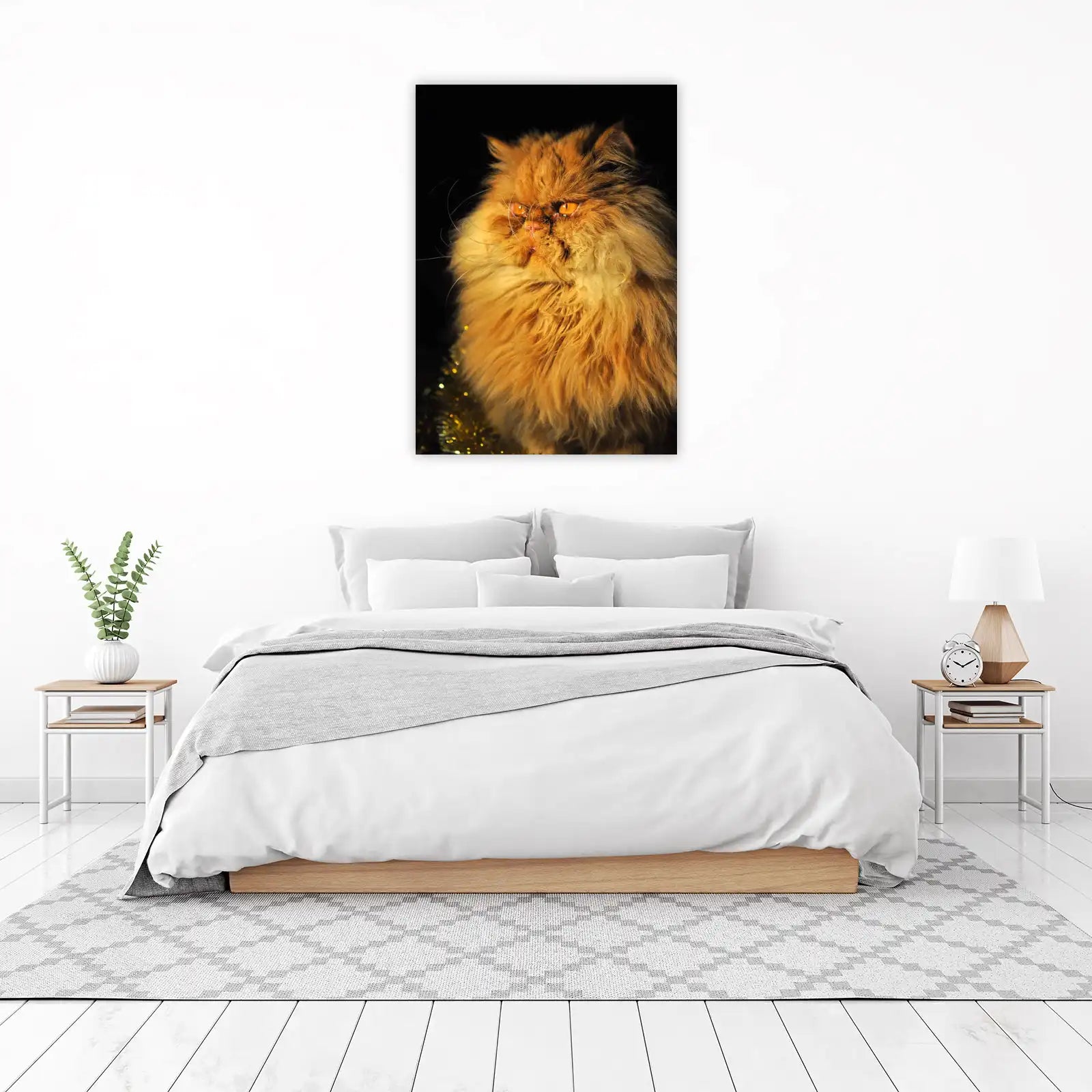 Majestic Persian Cat Portrait Wall Art