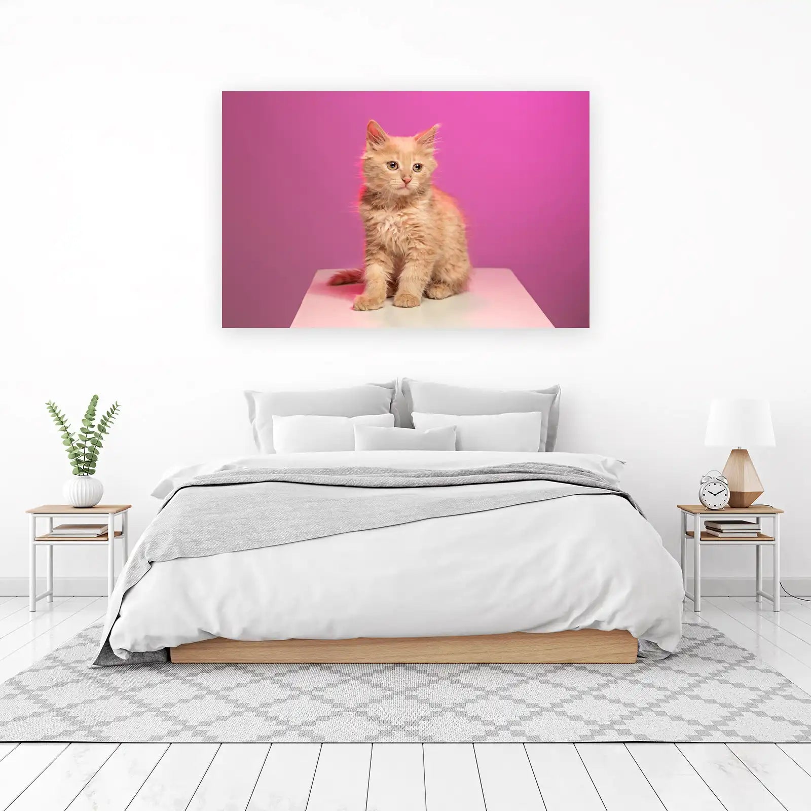 Adorable Ginger Kitten Pop Art Wall Art