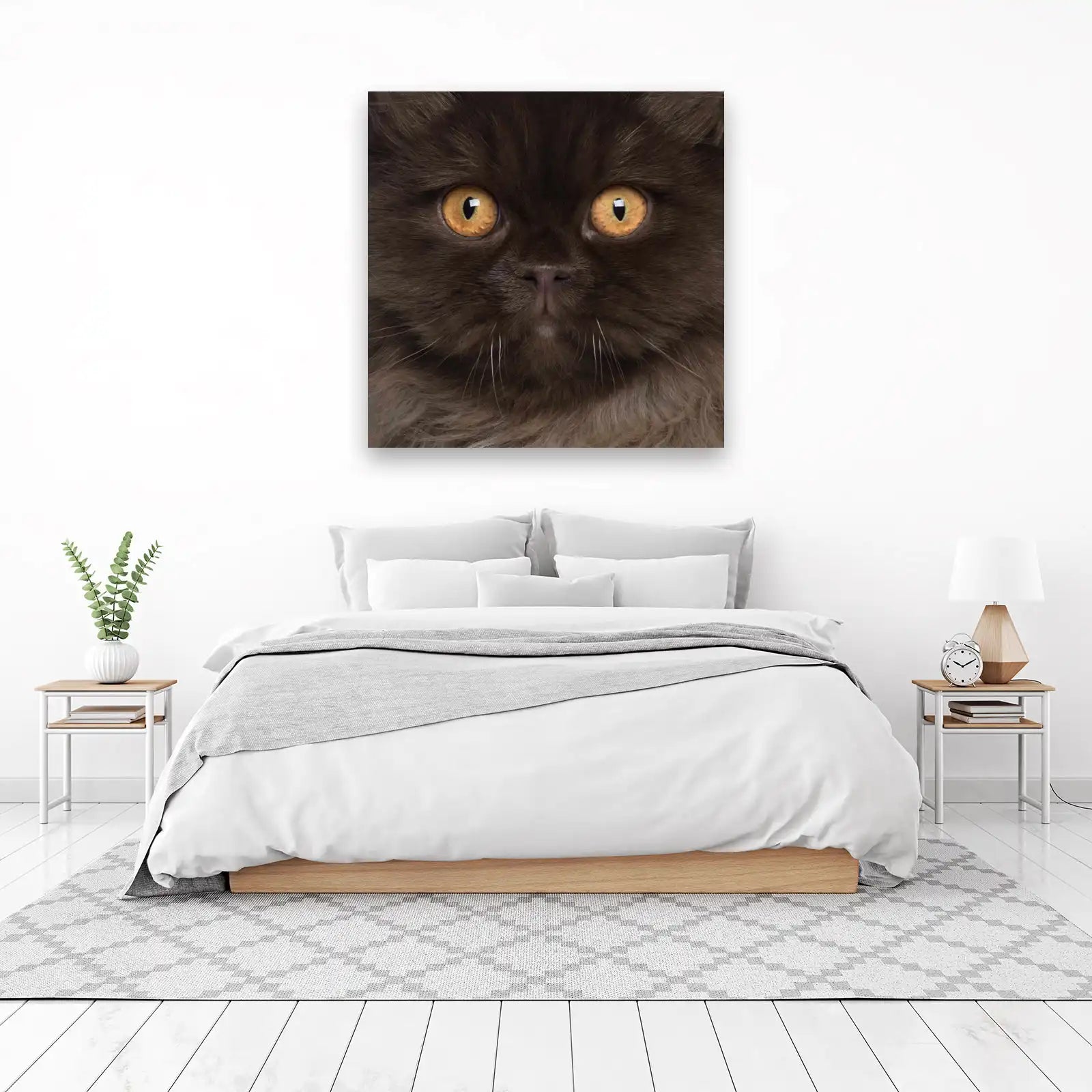 Mystic Brown Cat Eyes Wall Art Wall Art