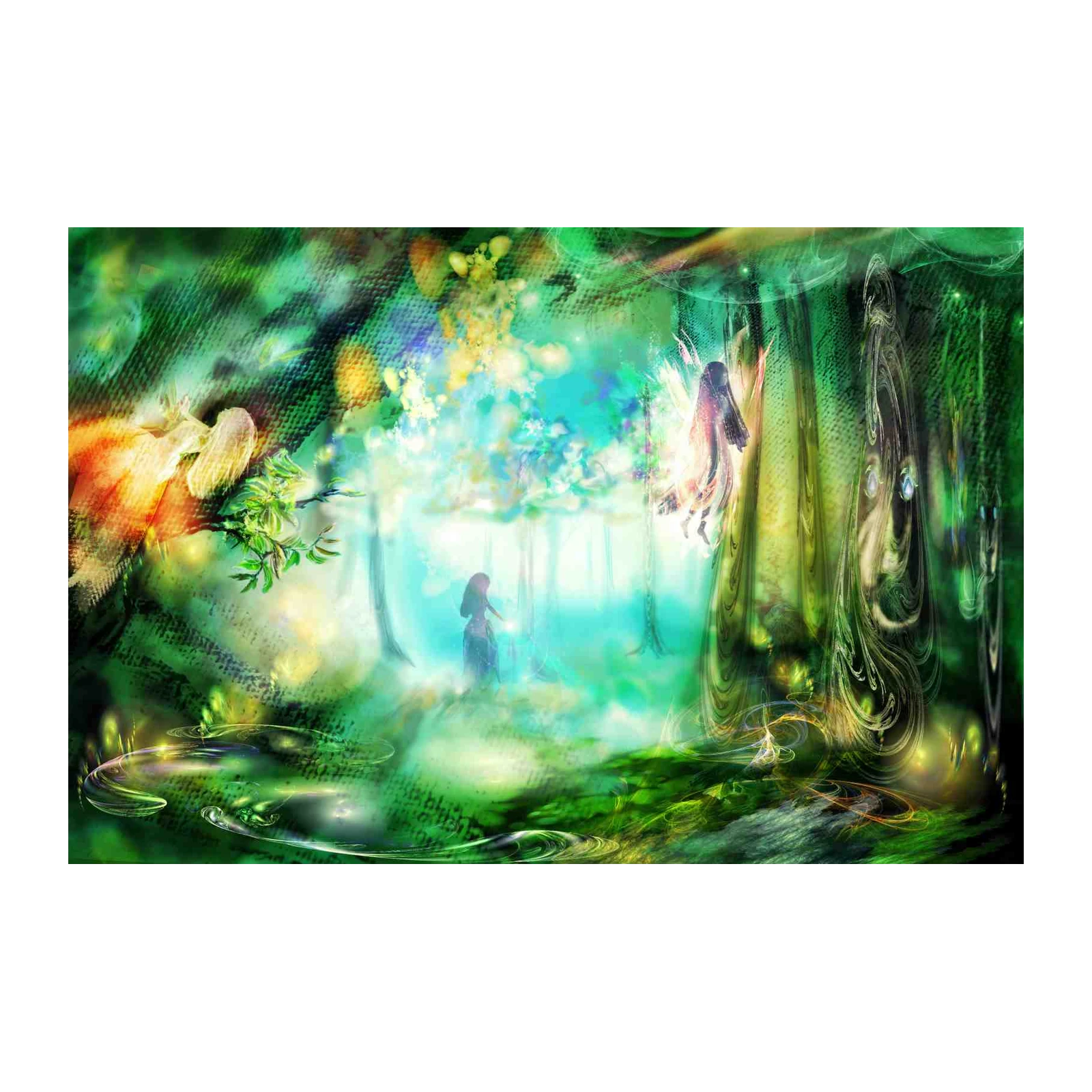 Mystical Forest Elves Wall Art