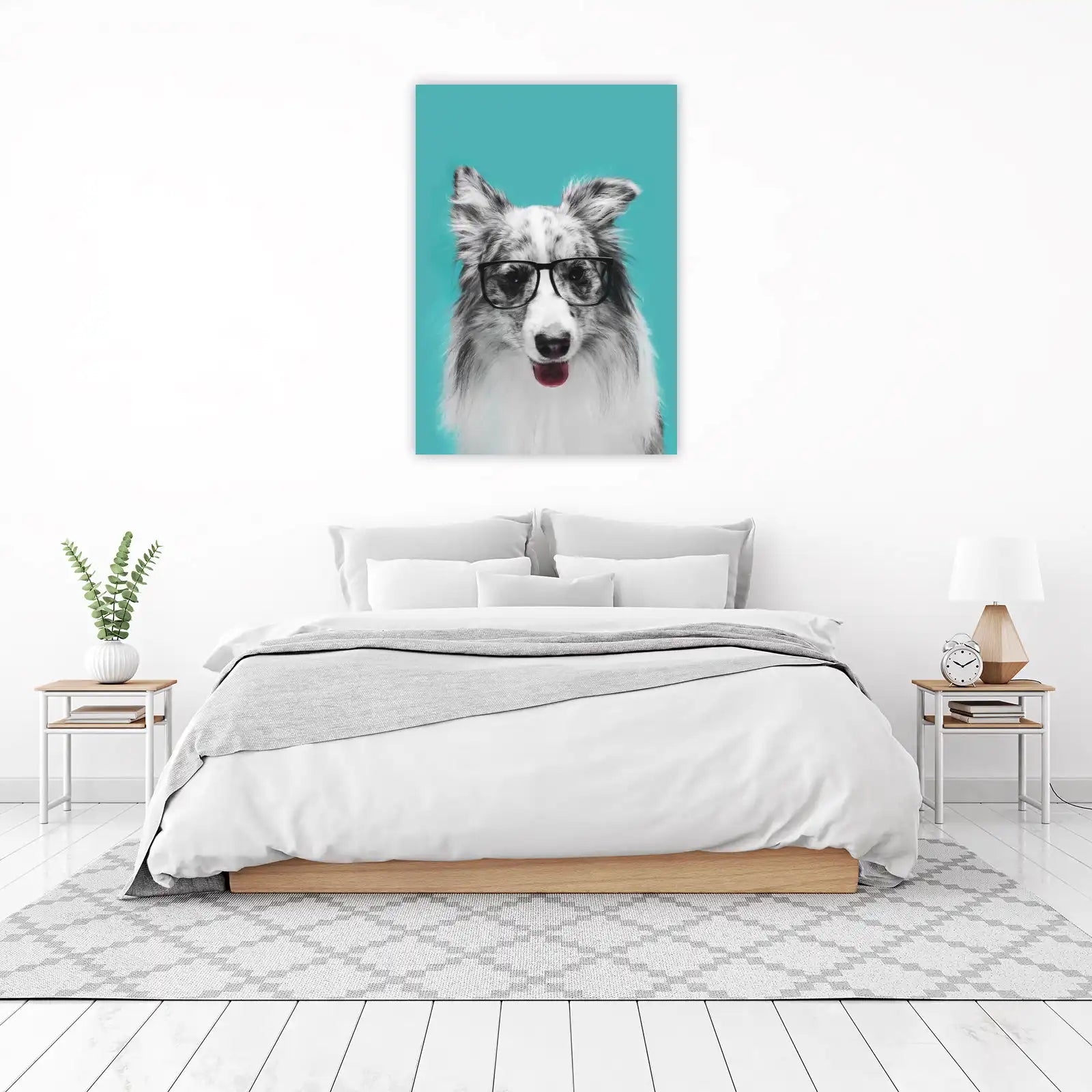 Wise Woof Portrait Wall Art