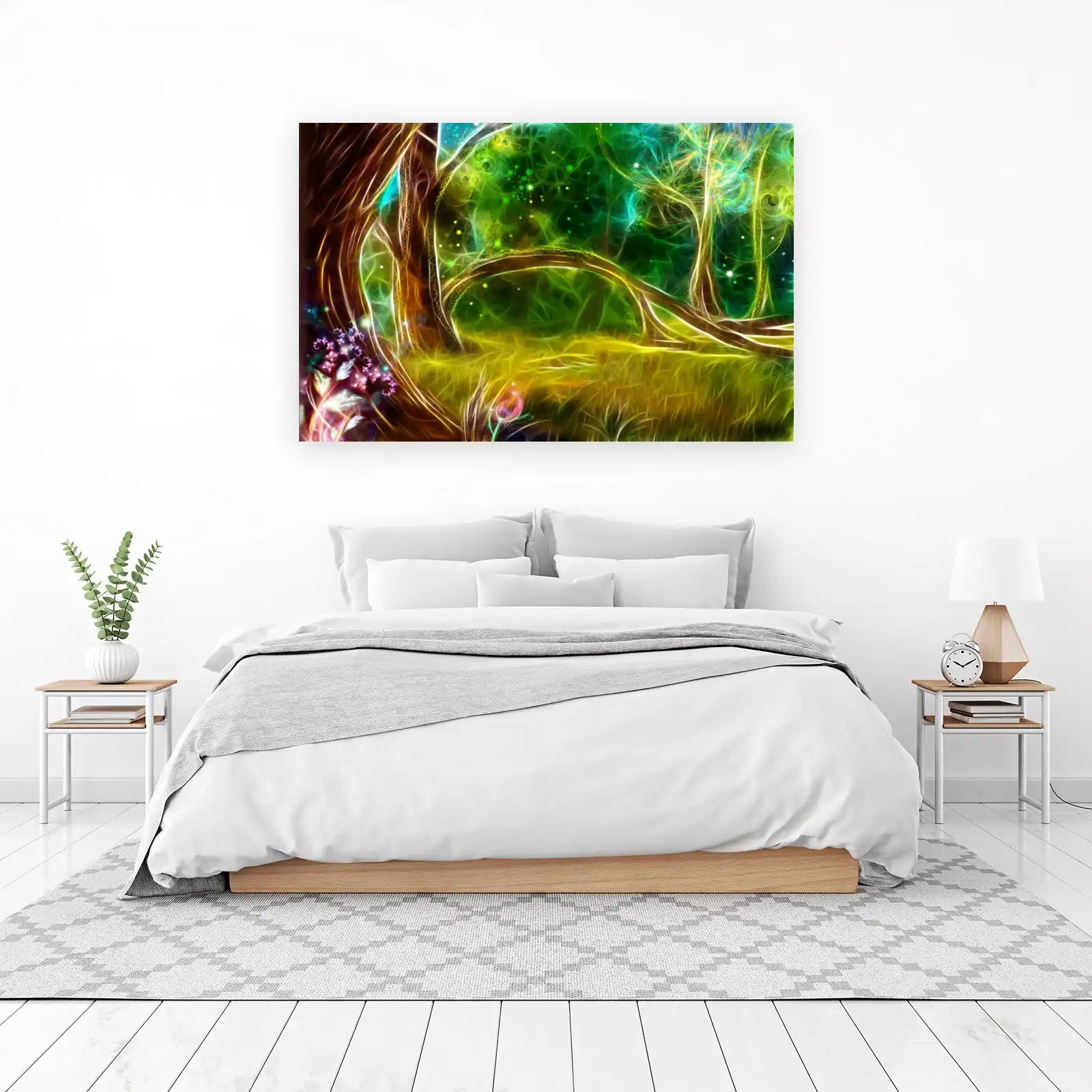 Enchanted Forest Fractal Art Wall Art
