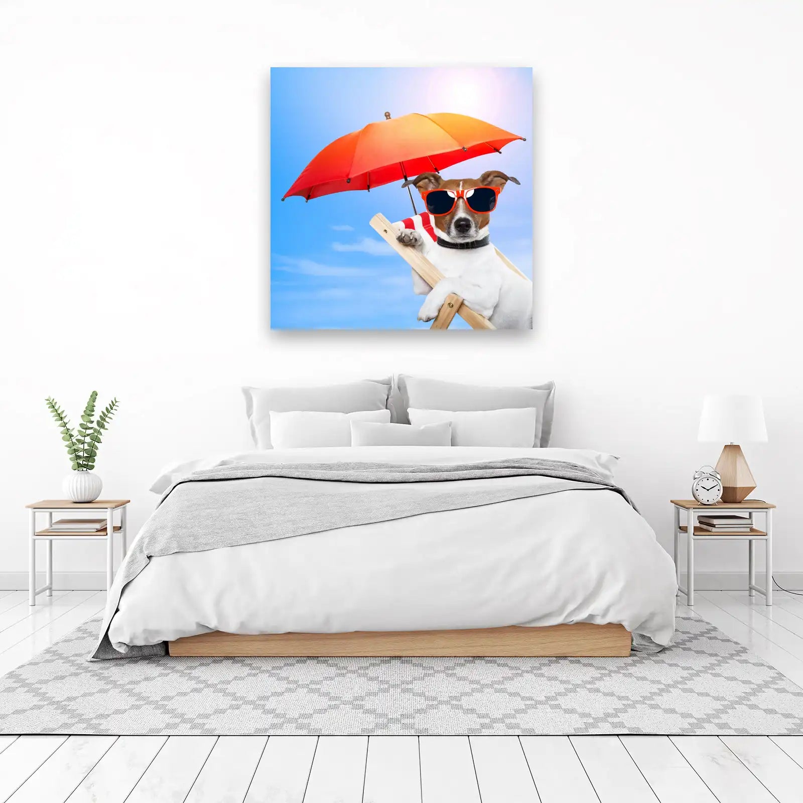 Cool Dog Beach Vibes Wall Art