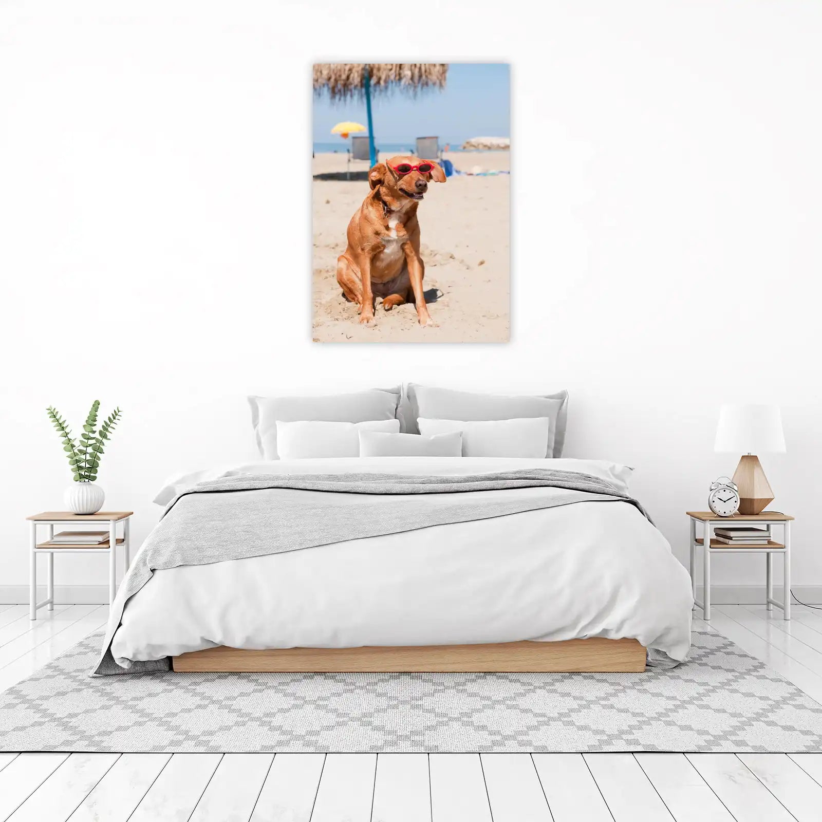 Cool Dog Beach Vibes Wall Art