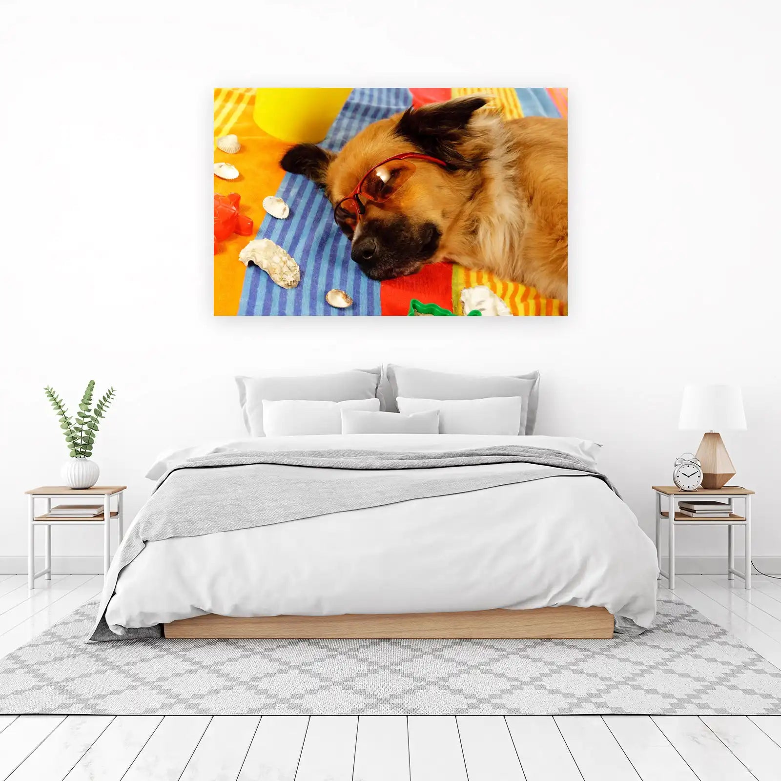 Cool Dog Beach Vibes Wall Art