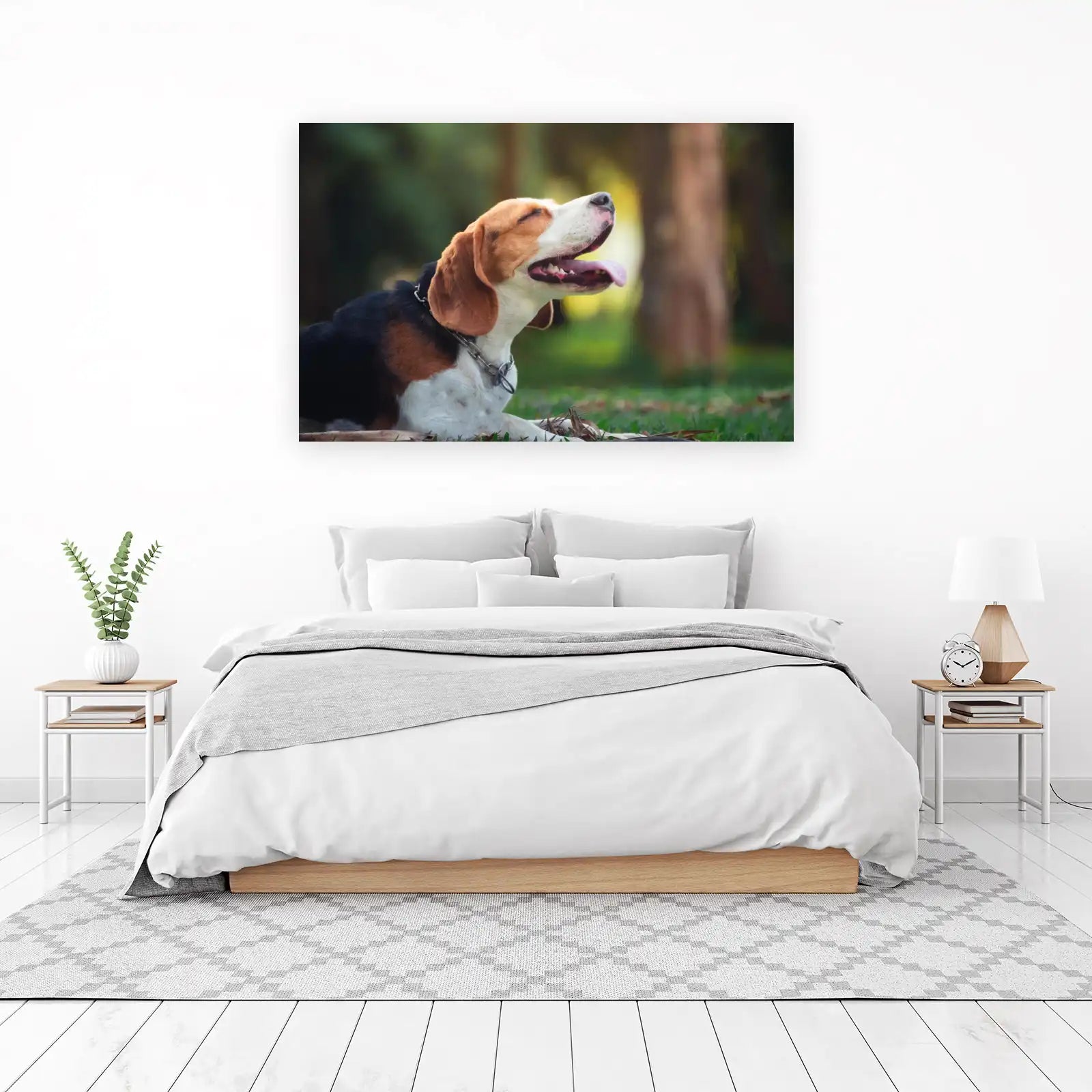 Joyful Beagle Outdoor Bliss Wall Art