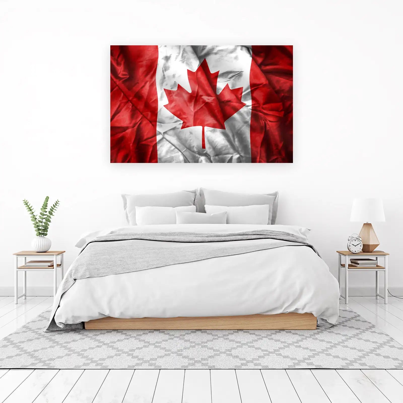 Canadian Maple Leaf Flag Wall Art Art