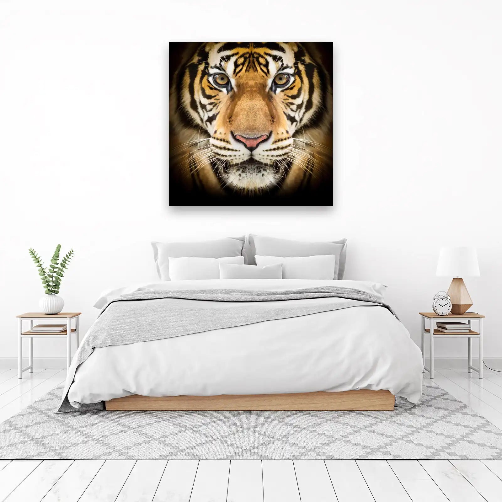Majestic Tiger Close-Up Wall Art