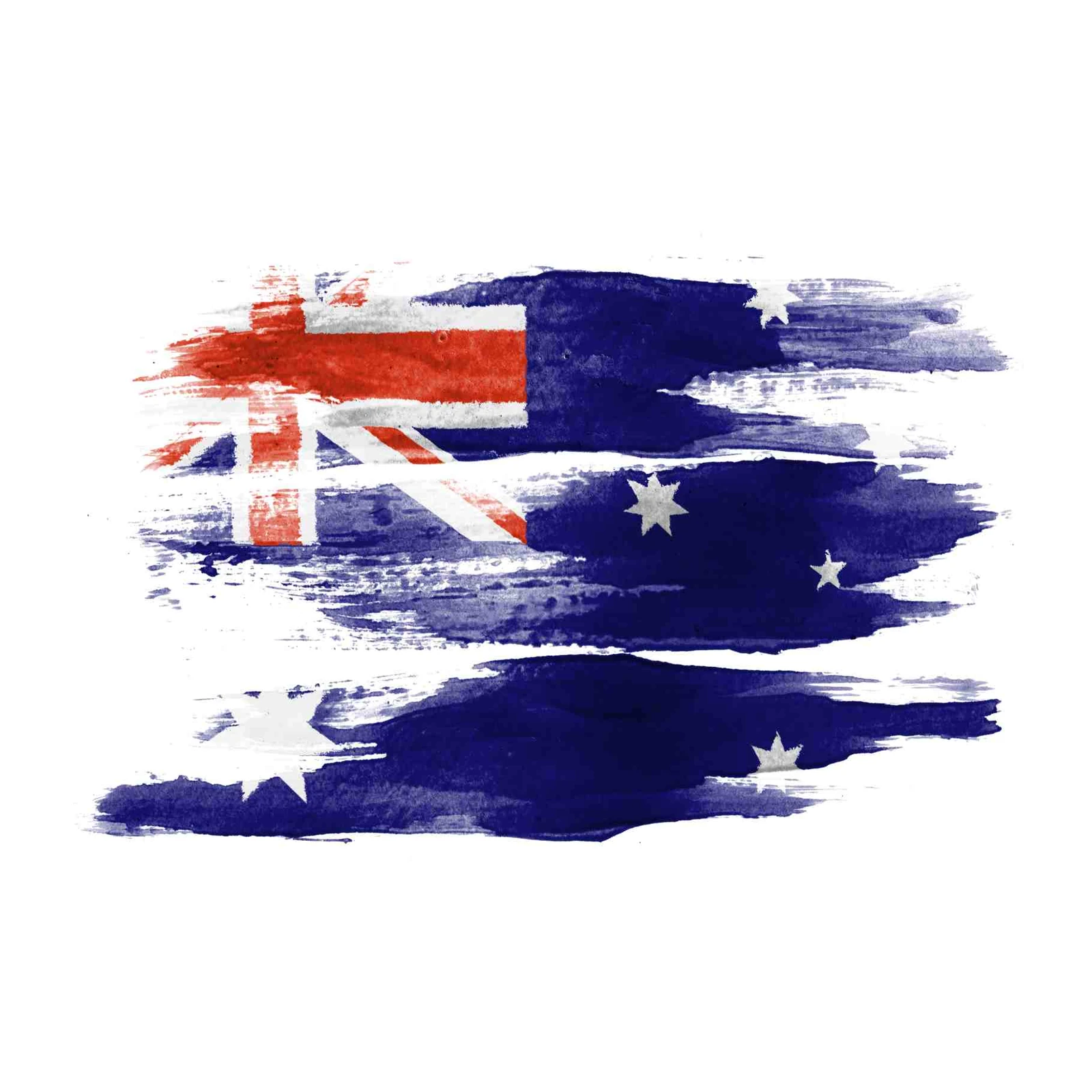 Abstract Australian Flag Art Wall Art