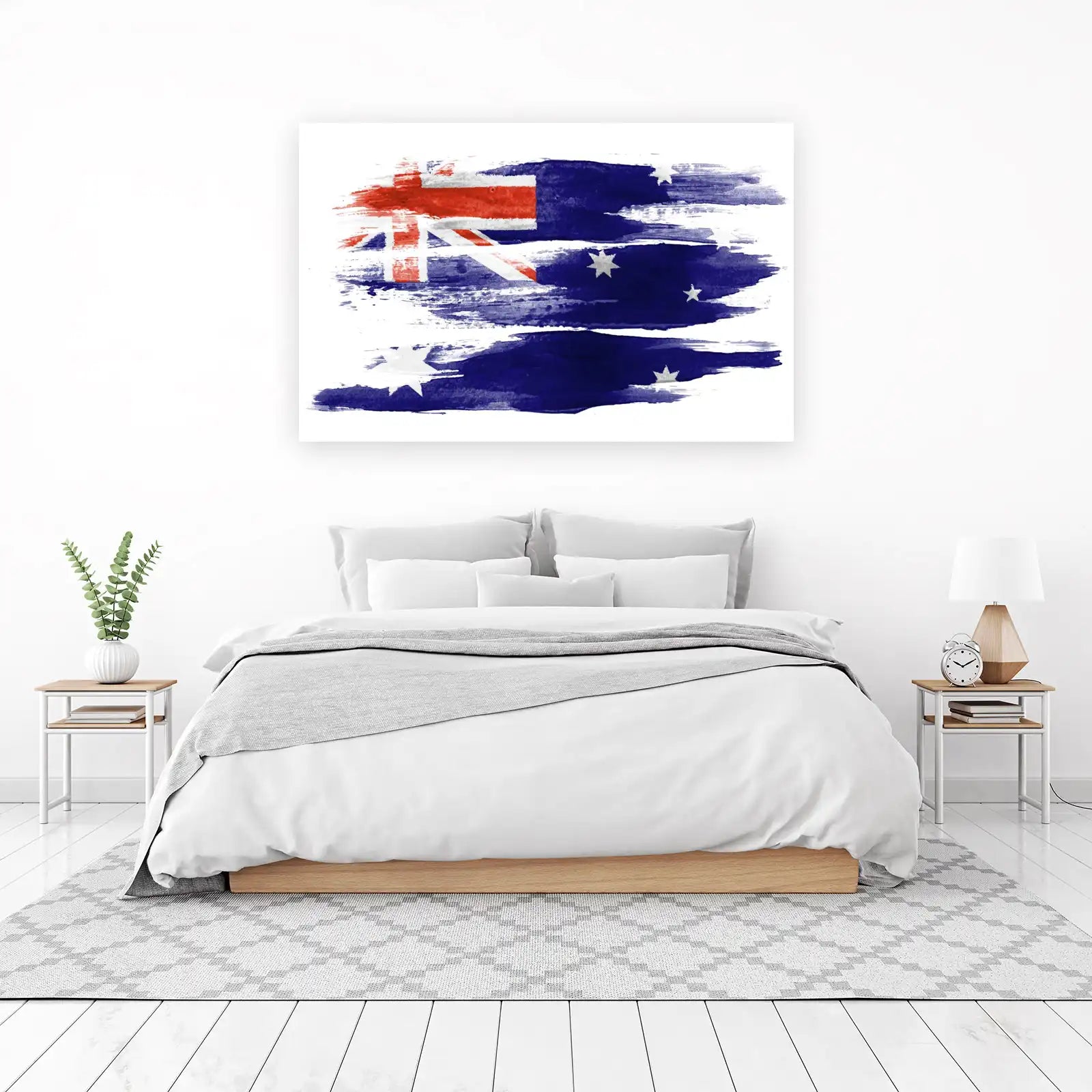 Abstract Australian Flag Art Wall Art