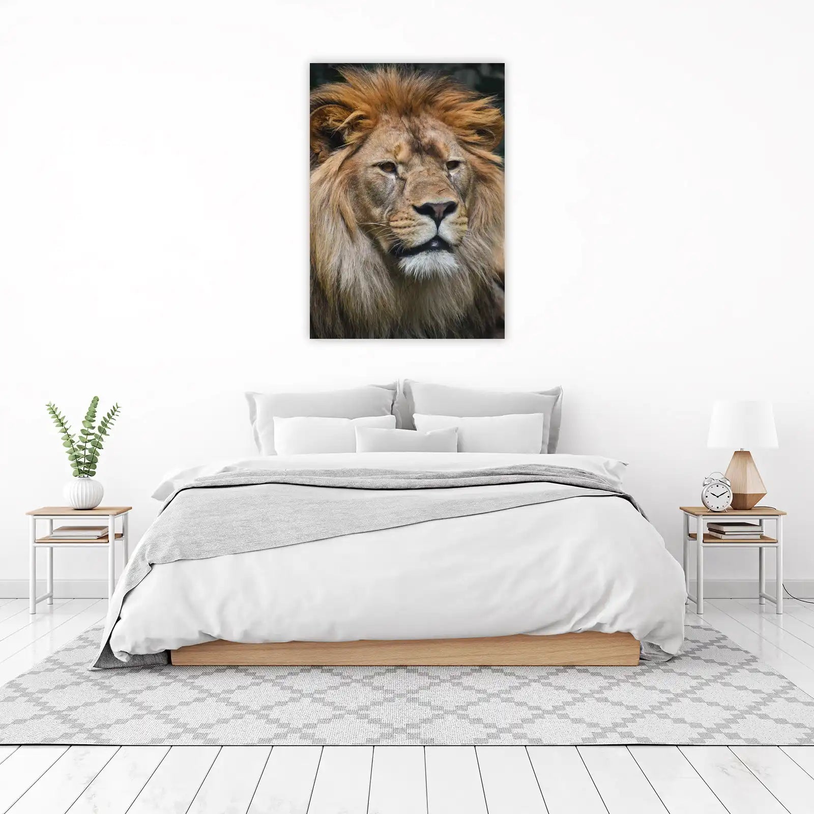 Majestic Lion Roar Animal Wall Art Wall Art