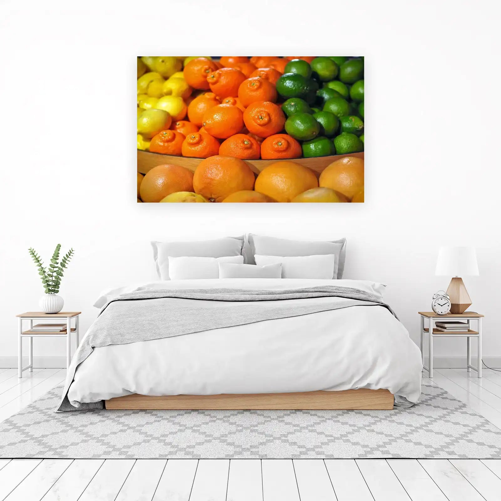 Vibrant Citrus Fruit Still Life Wall Art