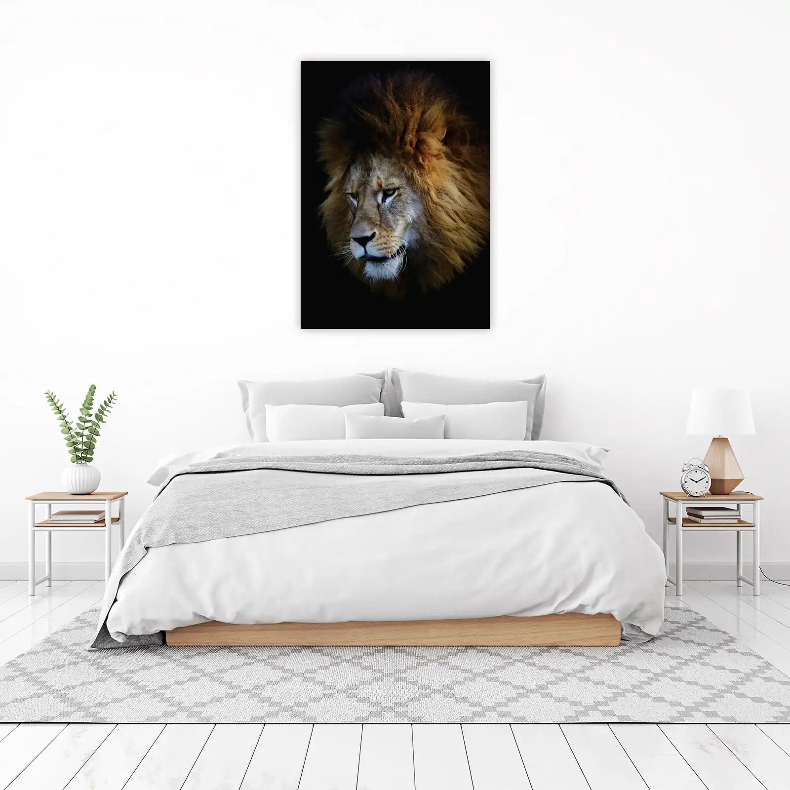 Majestic Lion Portrait Wall Art