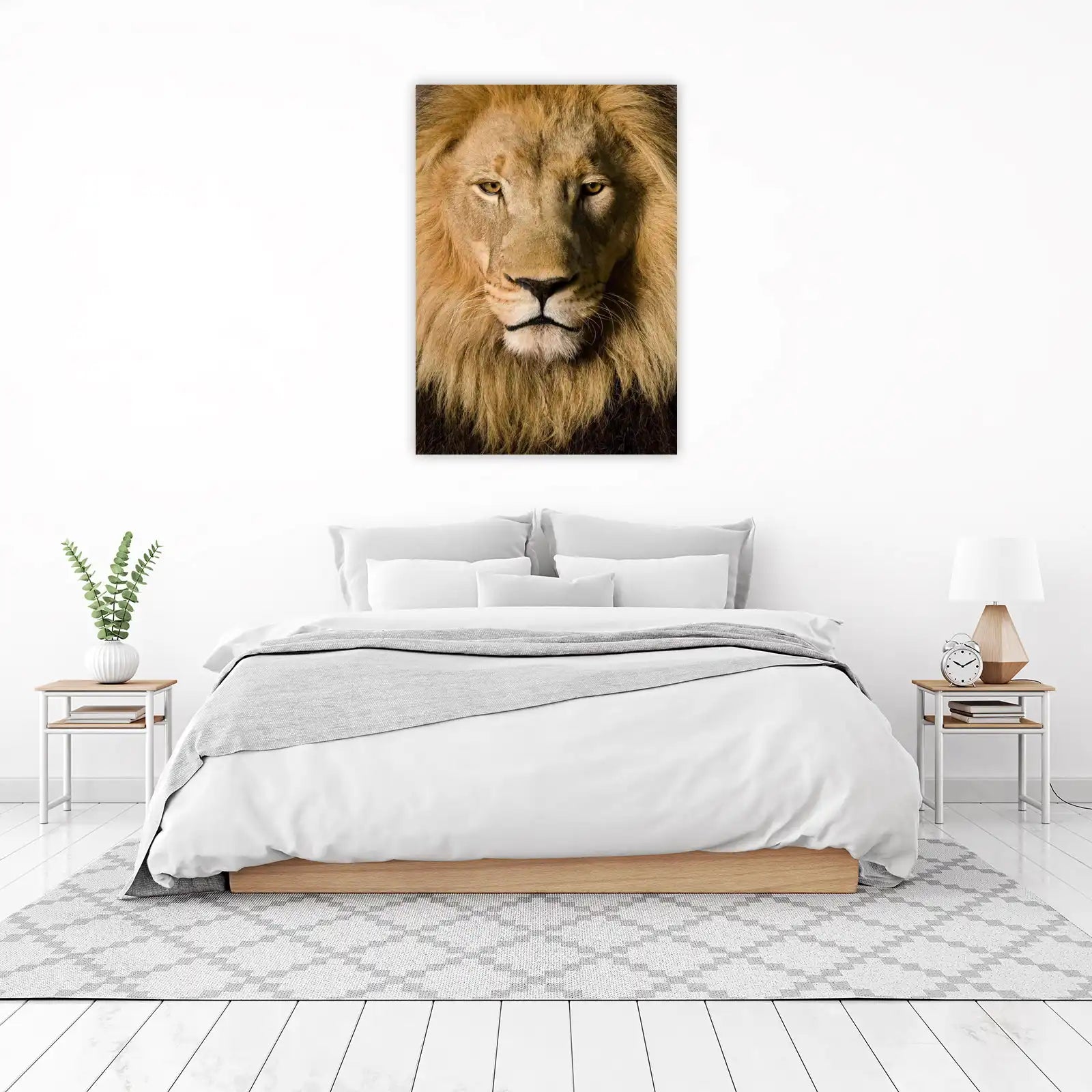 Majestic Lion Portrait Wall Art