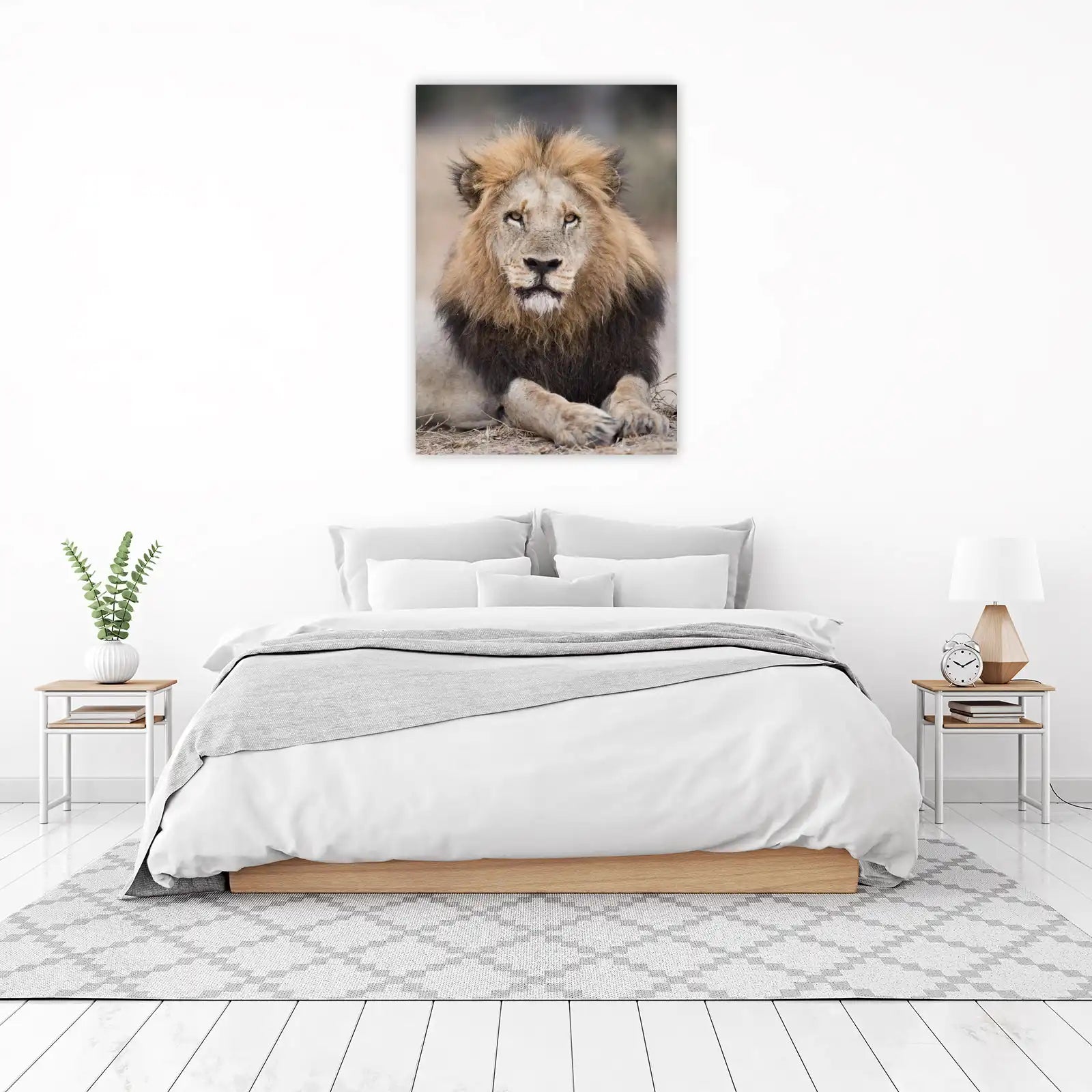 Majestic Lion Portrait Wall Art