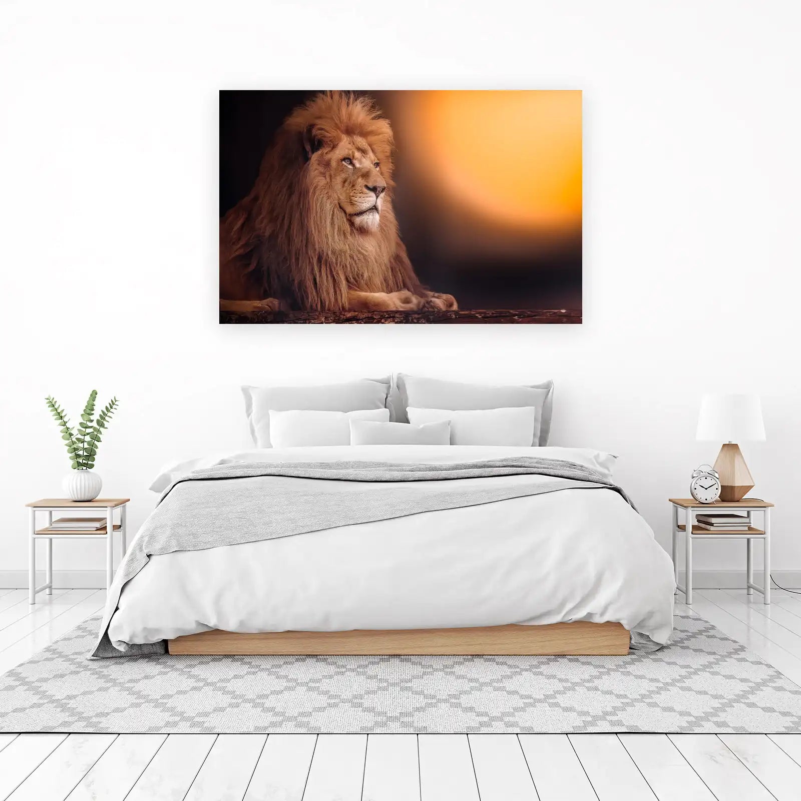 Majestic Lion Portrait Wall Art