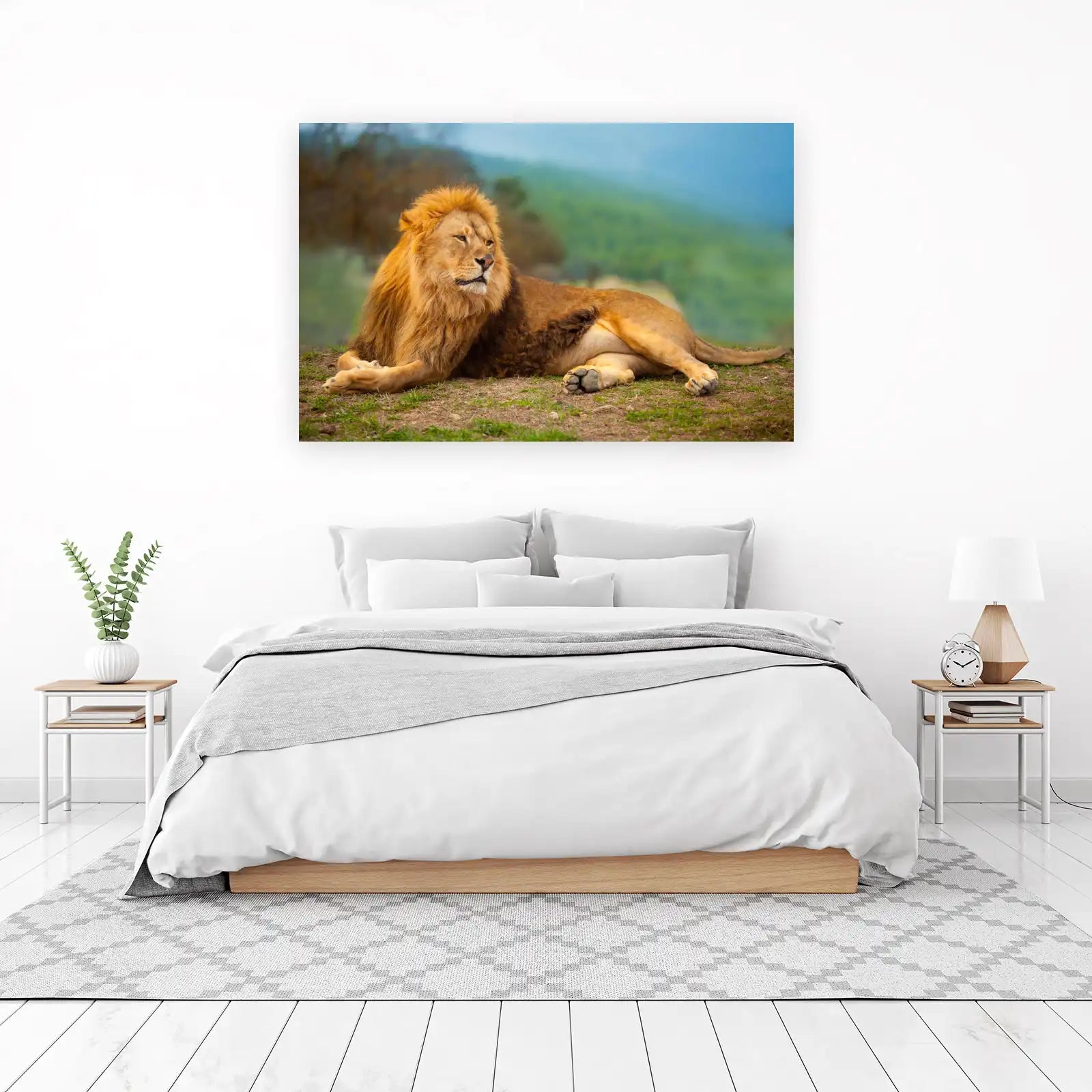 Majestic Lion Wildlife Wall Art