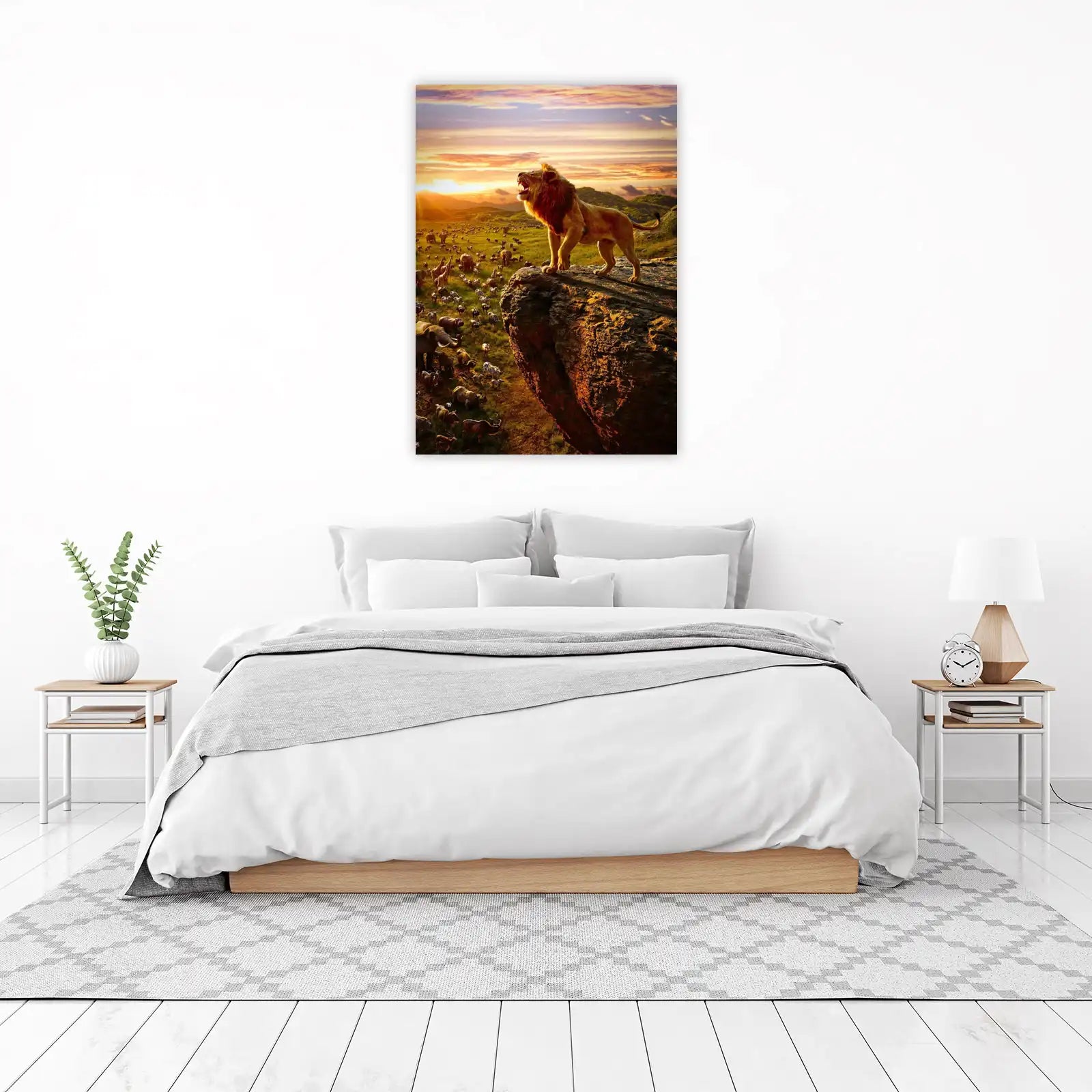 Majestic Lion Roar Savannah Wall Art