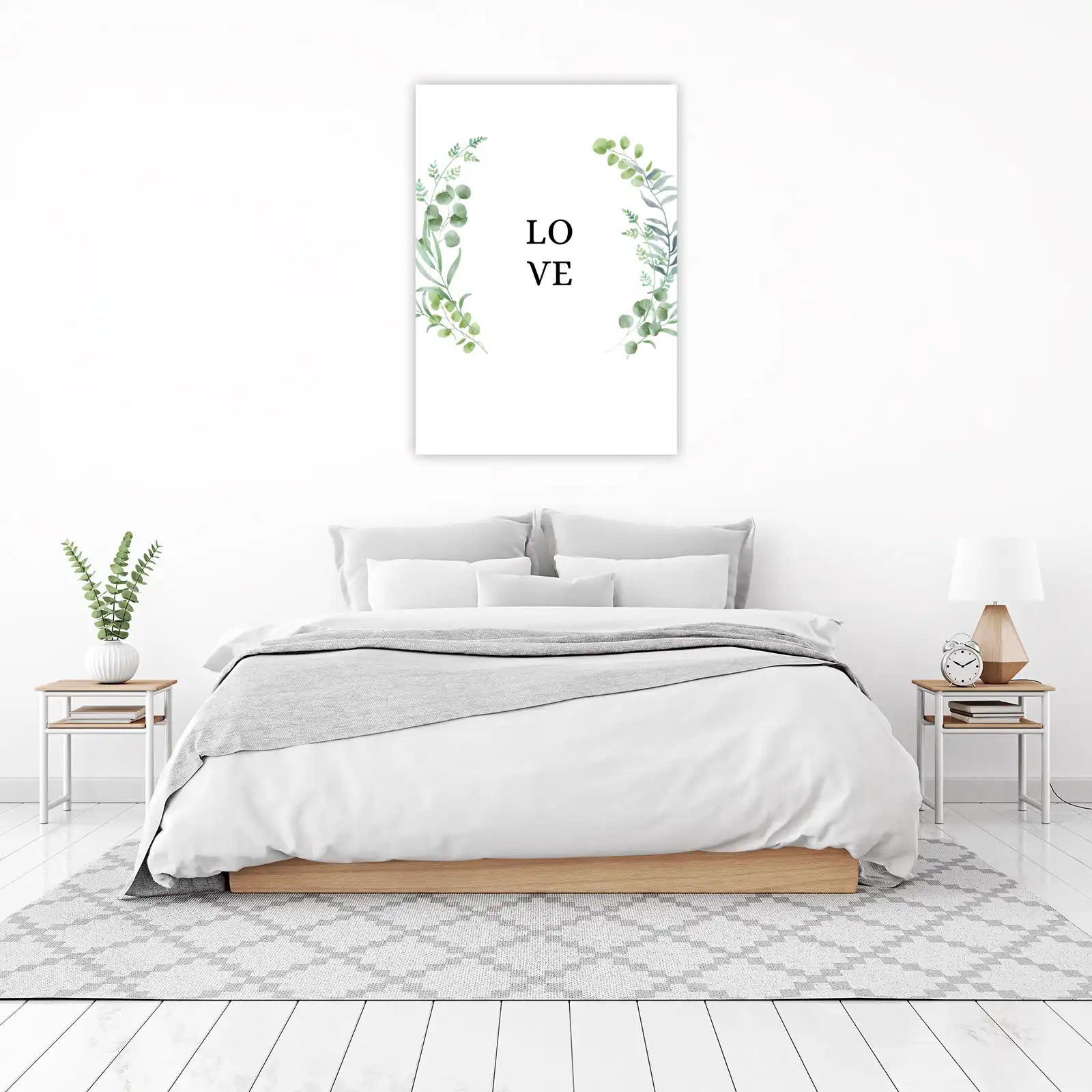 Botanical Love Sentiment Wall Art