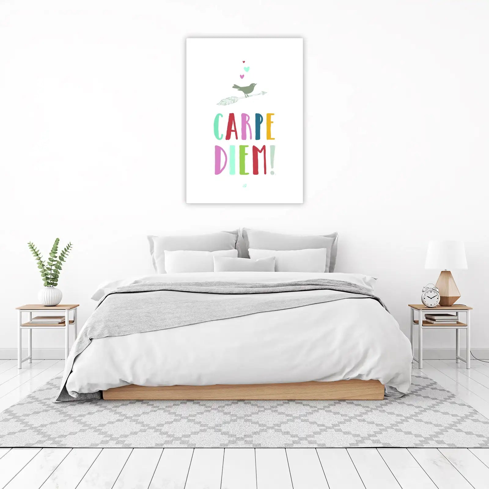 Carpe Diem Bird & Arrow Wall Art