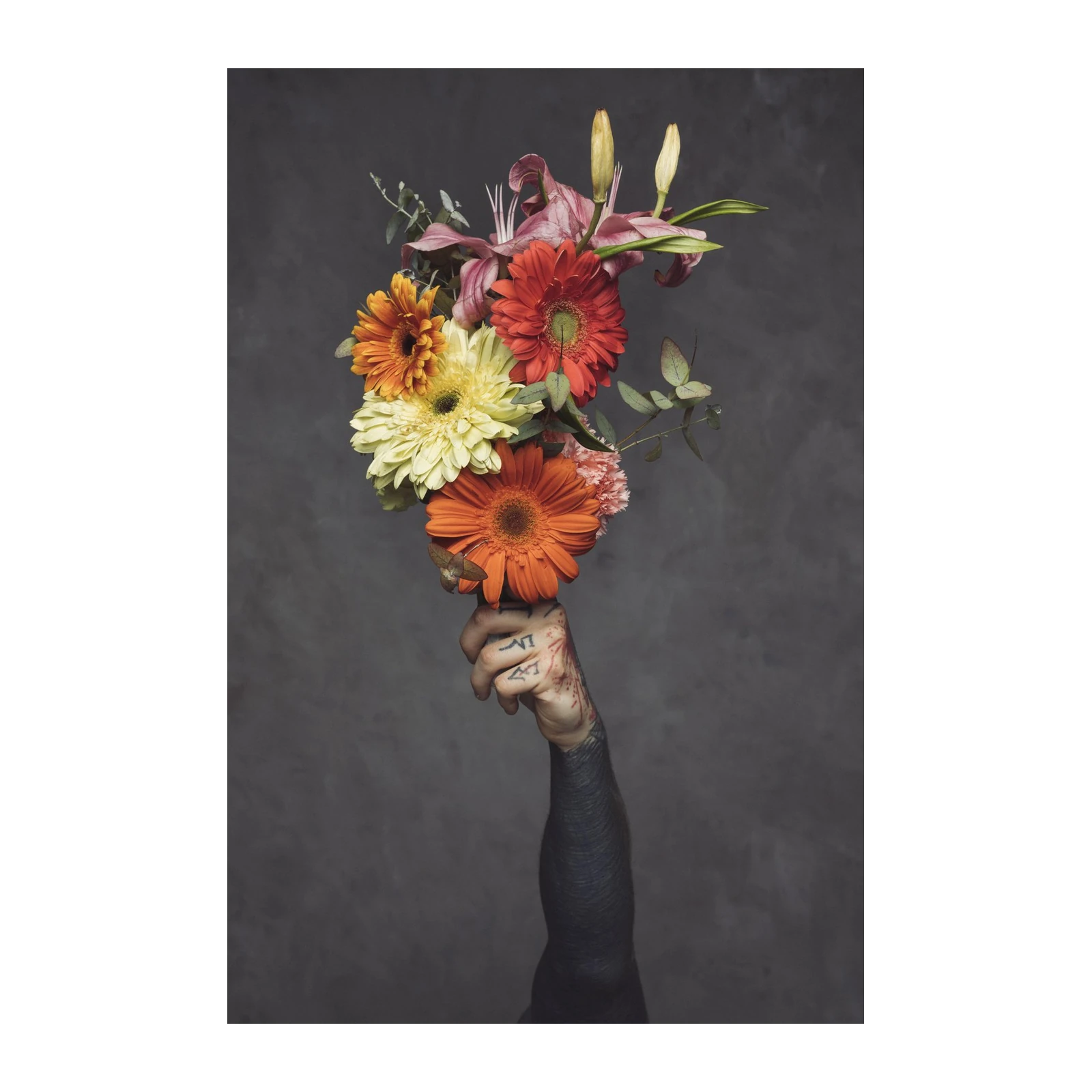 Vibrant Floral Offering Wall Art