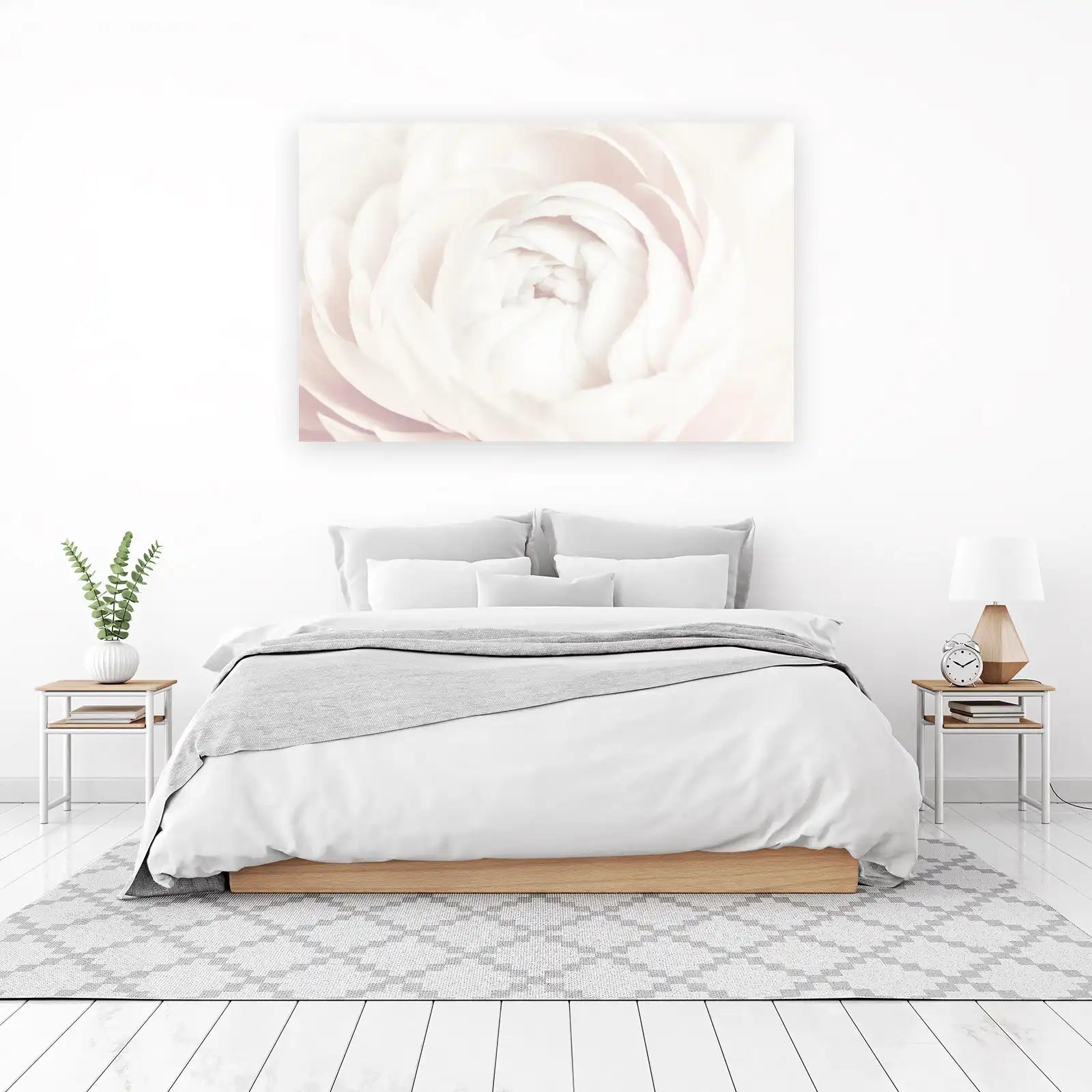 Soft Pink Floral Macro Wall Art for Serene Spaces