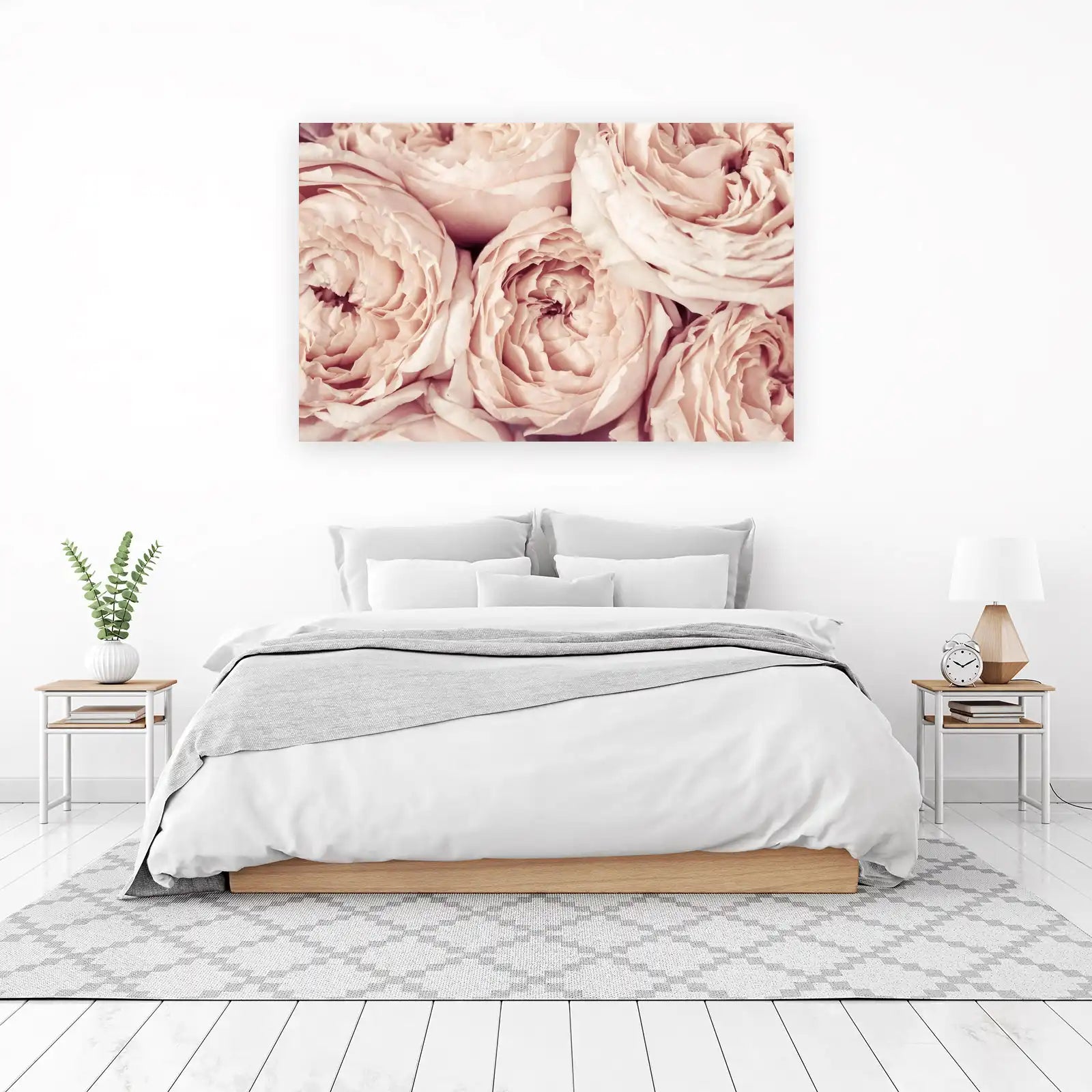Blush Rose Garden Wall Art