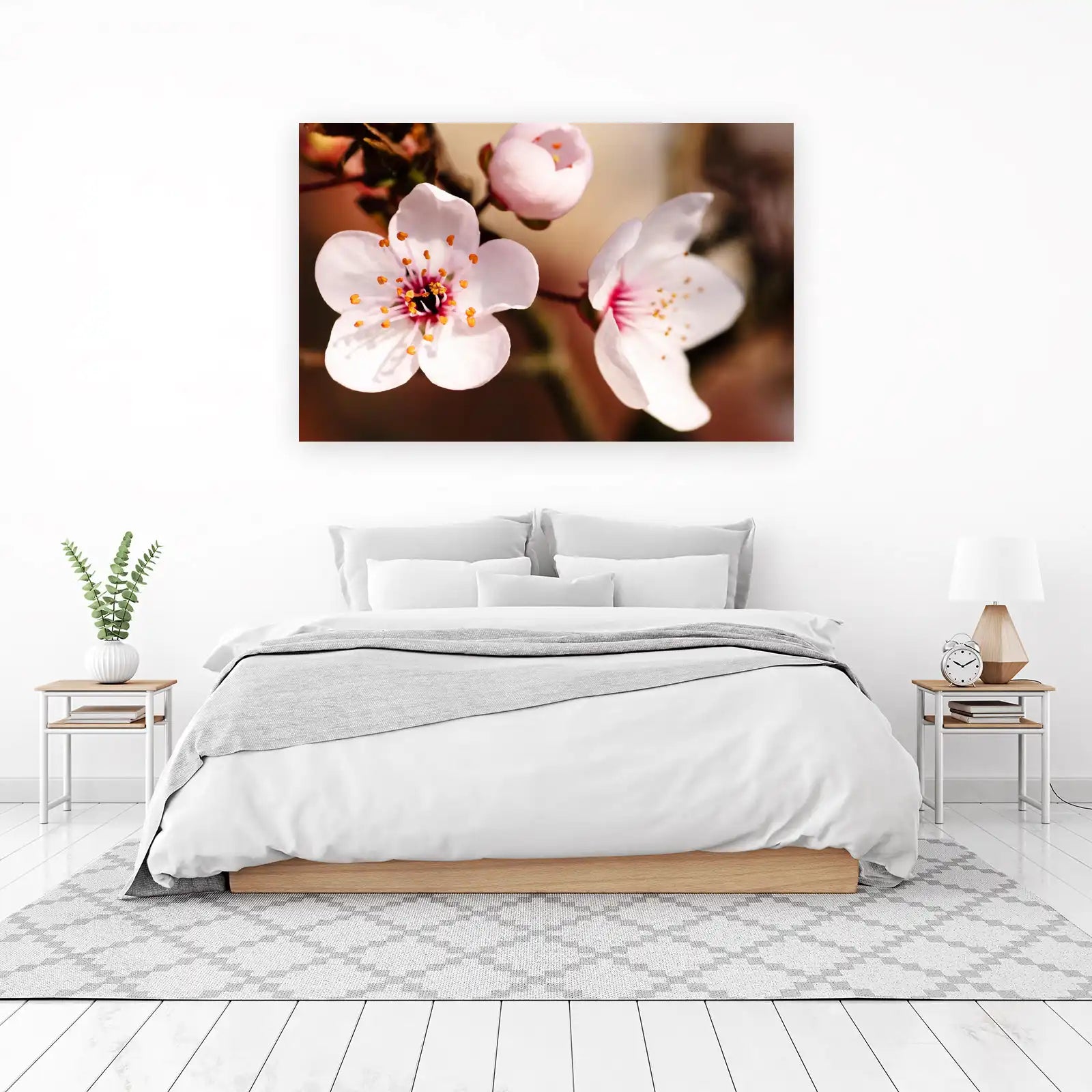 Delicate Blossom Spring Cherry Wall Art