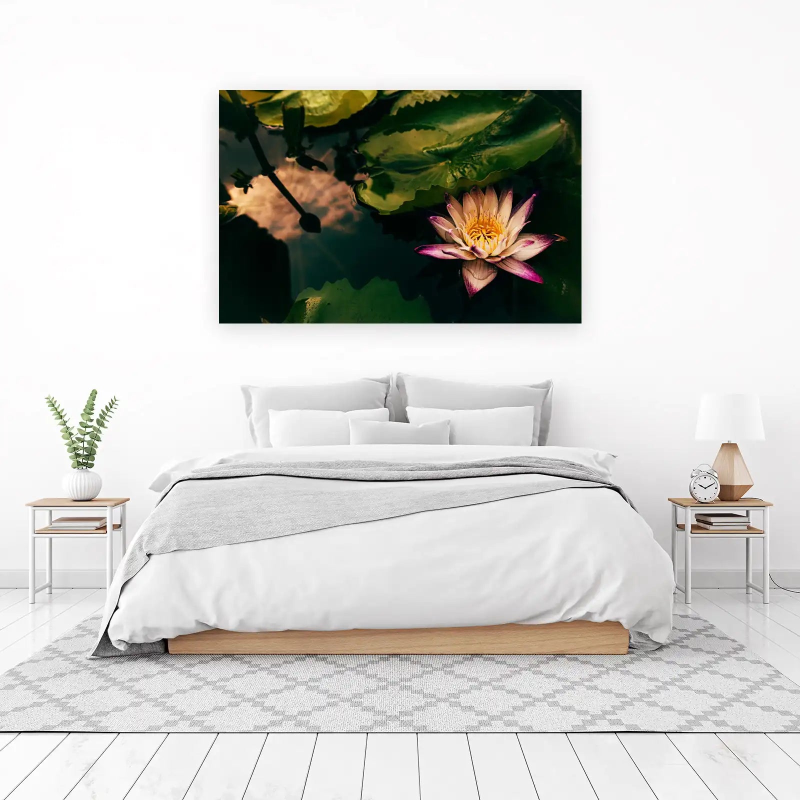 Serene Water Lily Wall Art