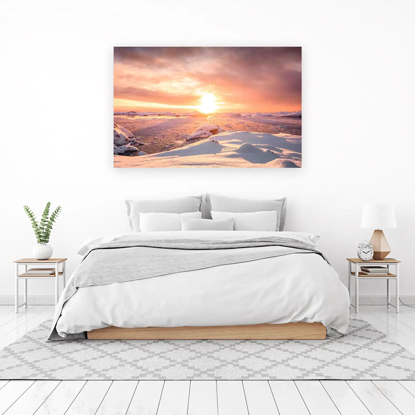 Arctic Sunrise Serenity Wall Art