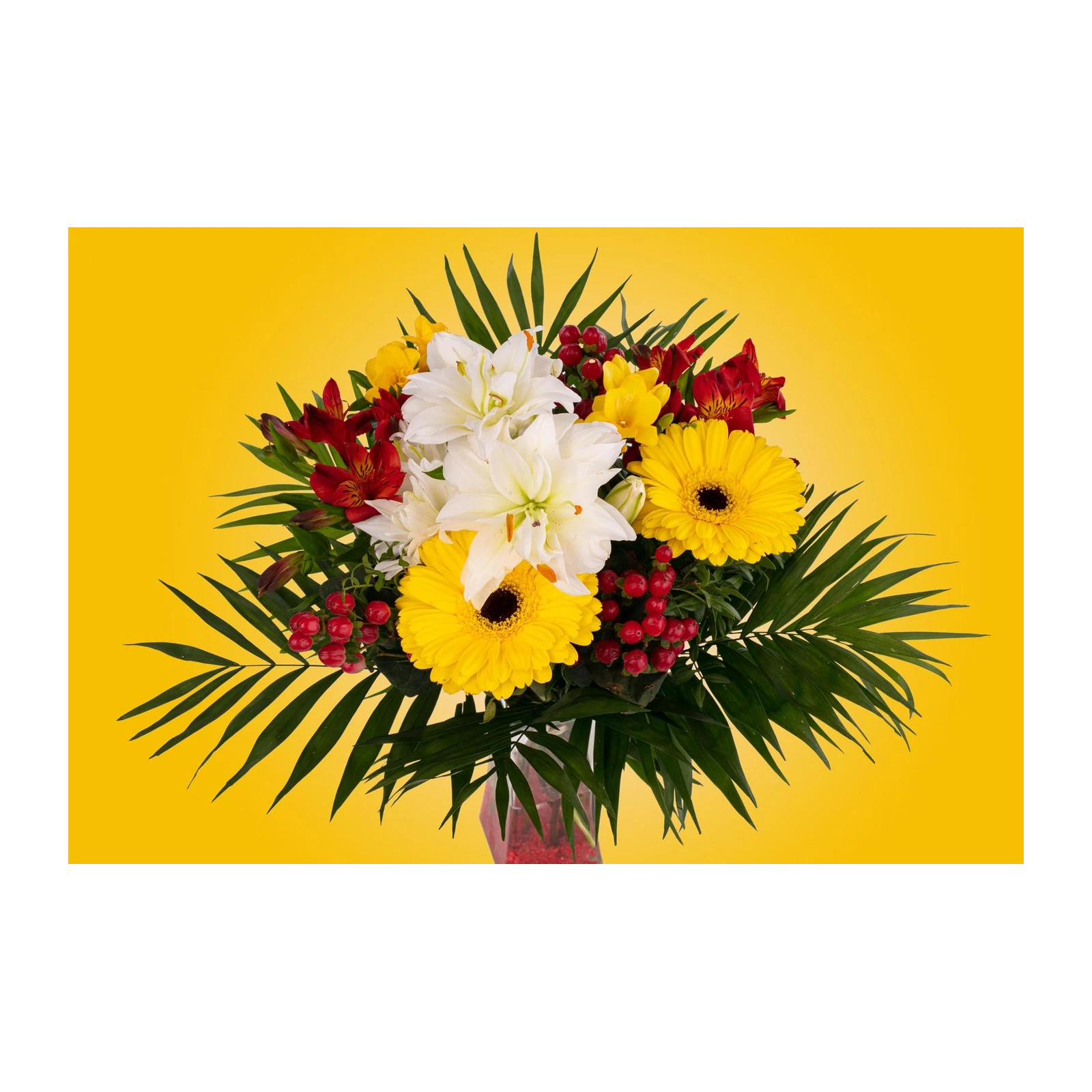 Vibrant Floral Burst Wall Art
