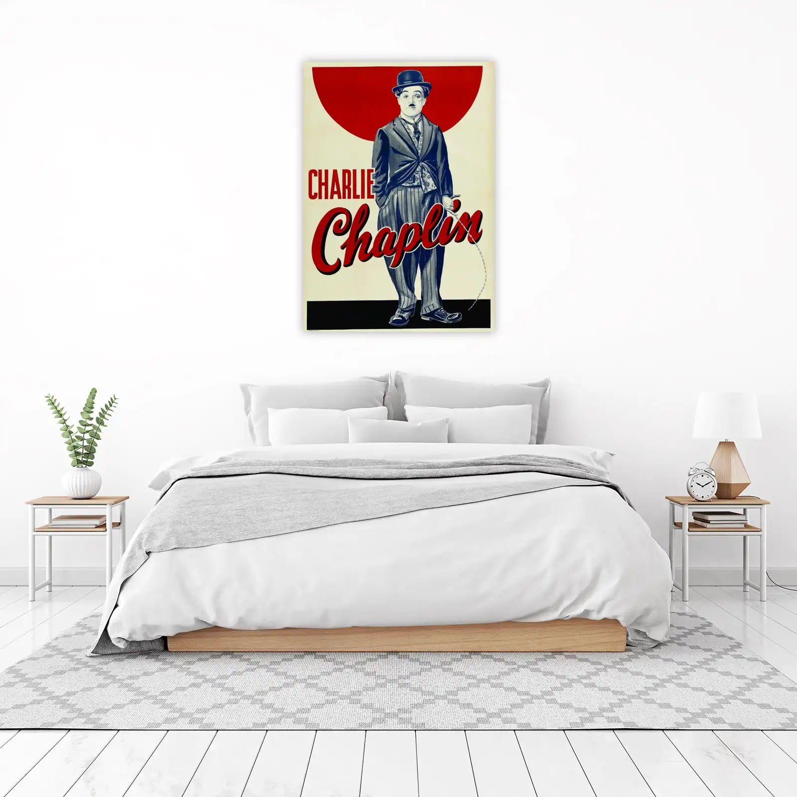 Iconic Charlie Chaplin Vintage Poster Wall Art
