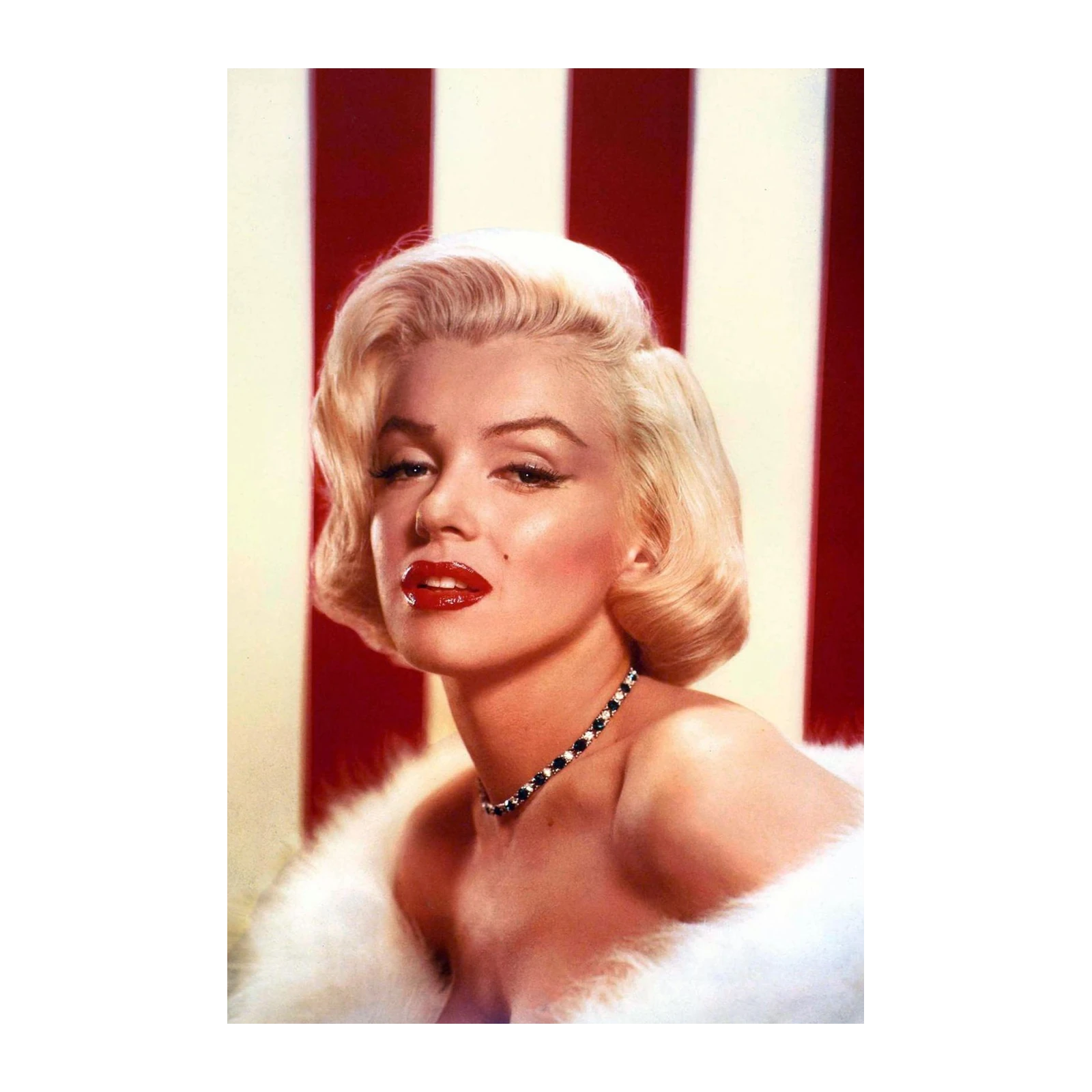 Iconic Marilyn Monroe Red Lips Wall Art