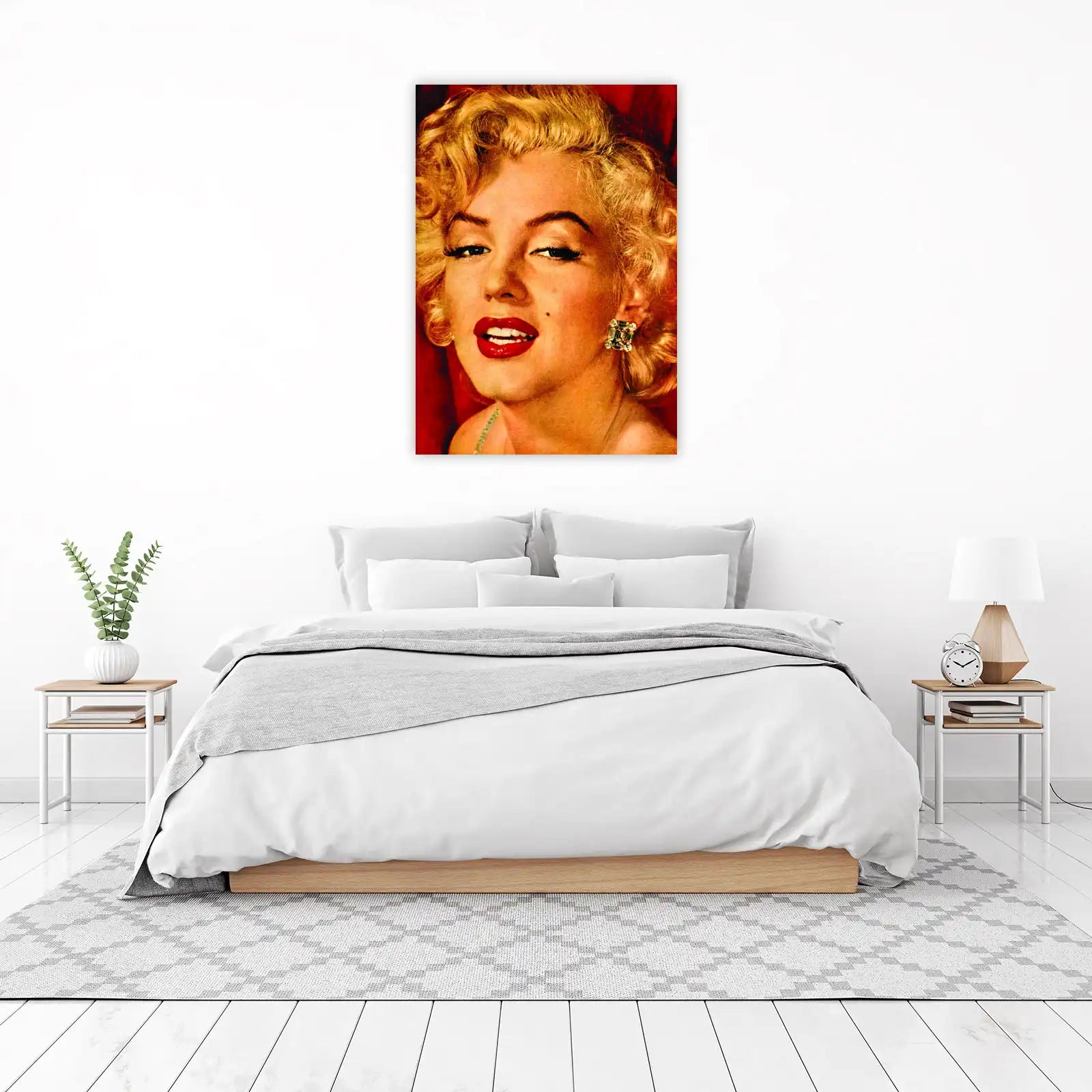 Iconic Marilyn Monroe Smile Wall Art