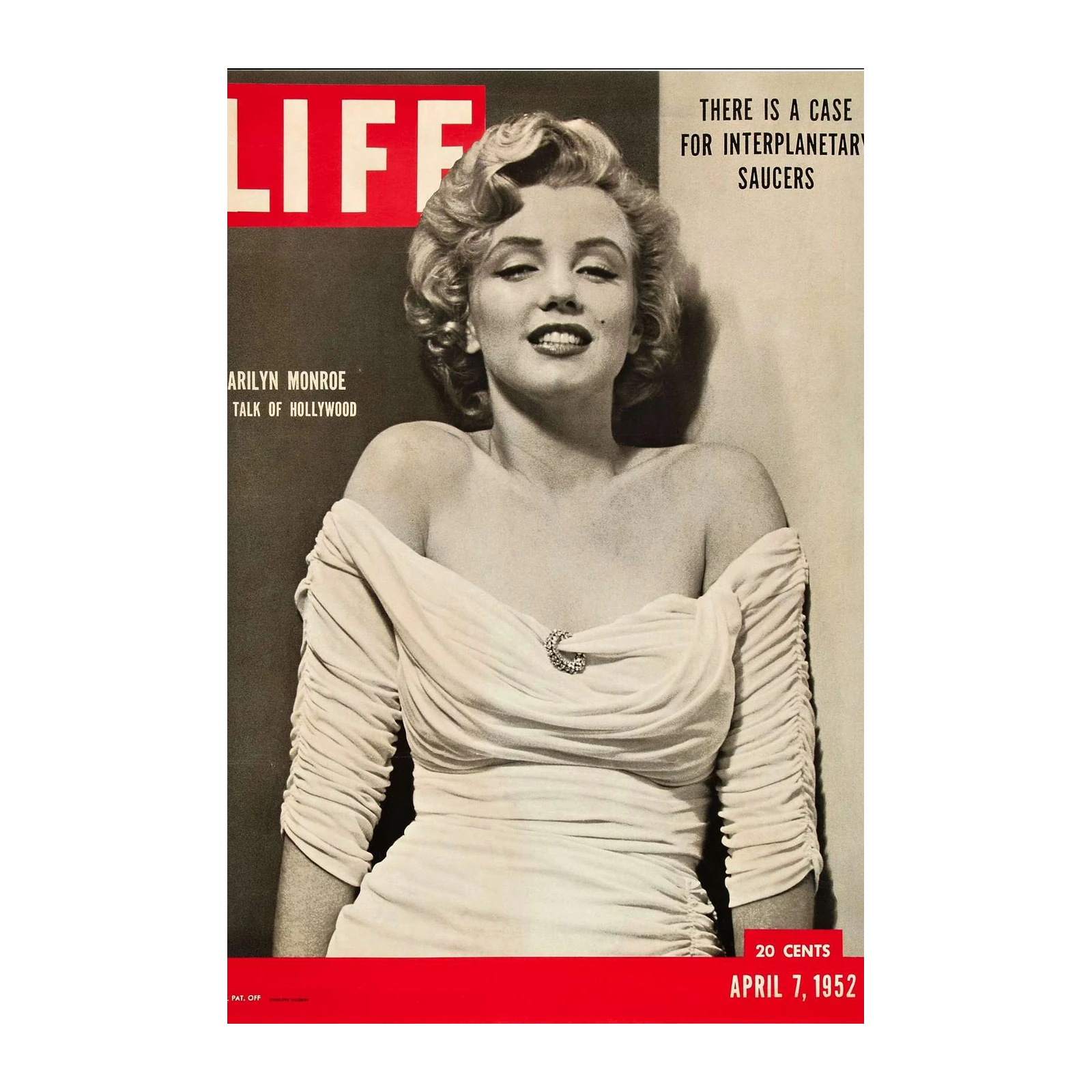 Marilyn Monroe "Talk of Hollywood" Vintage Life Cover Wall Art